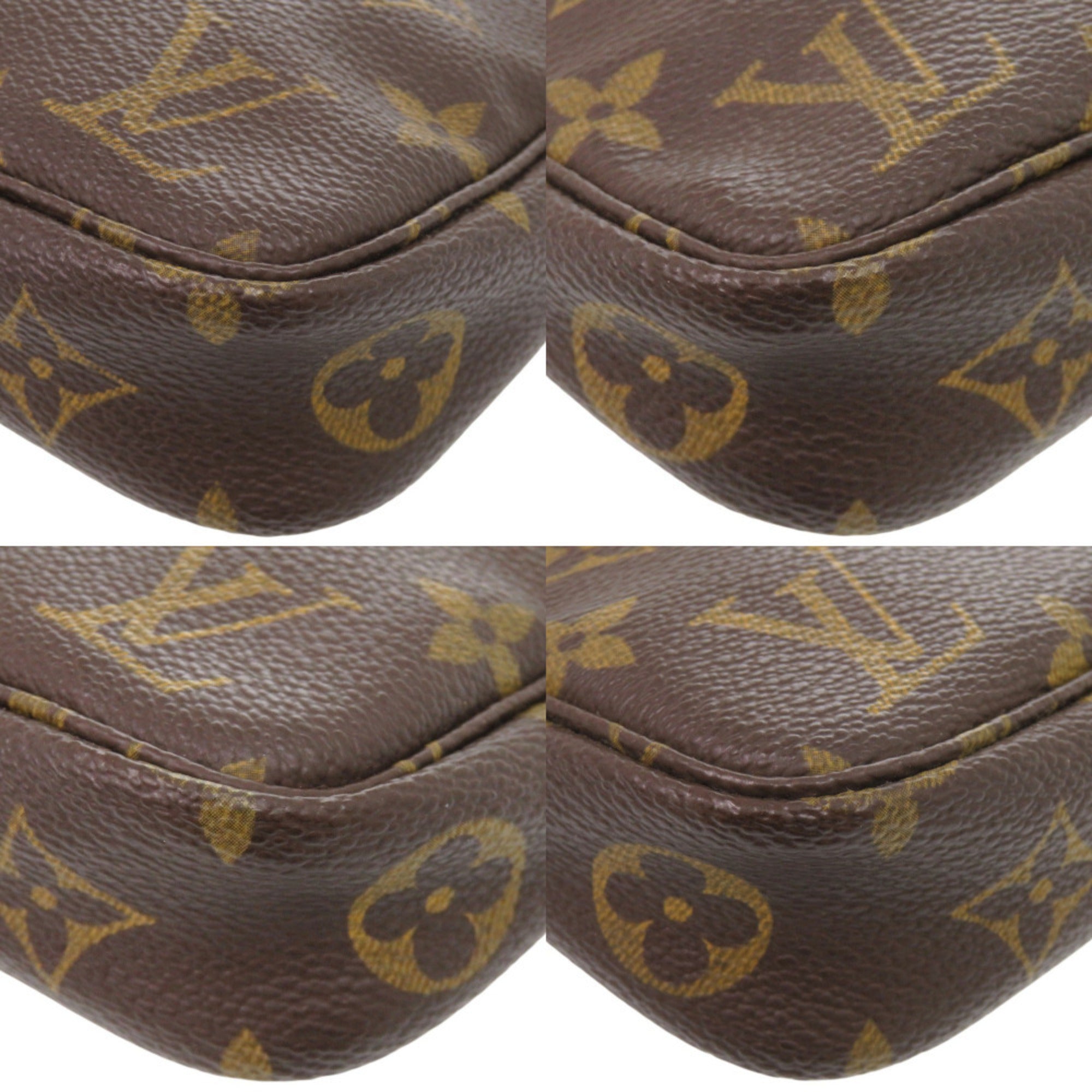 Louis Vuitton Brown Monogram Monogram Handbag Pochette Pouch (Pre-Owned)