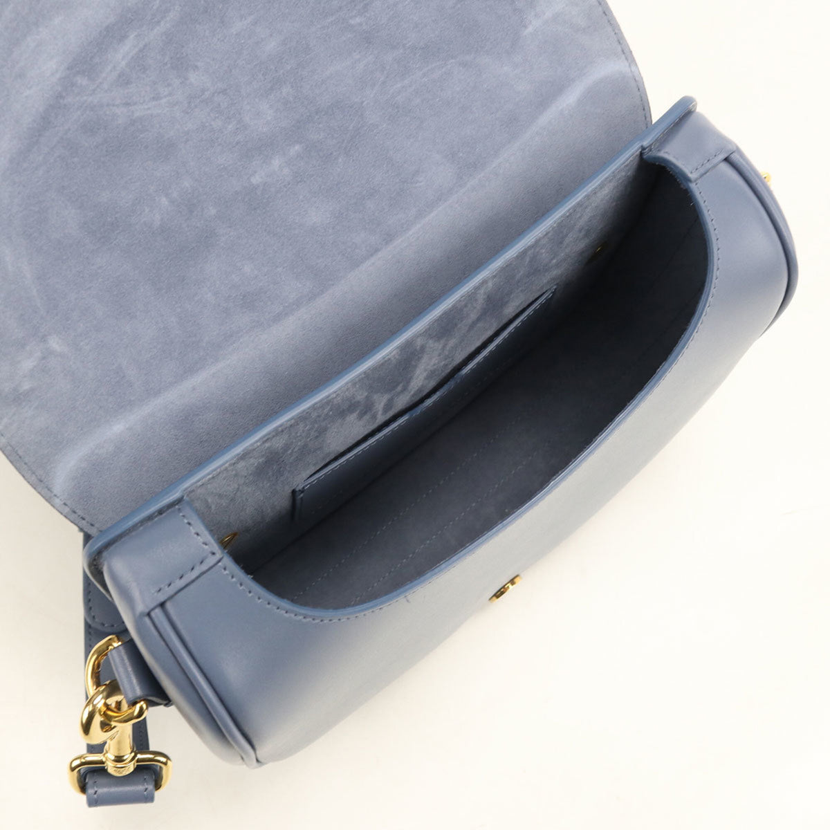 Christian Dior Blue Leather Shoulder Bag (Pre-Owned)