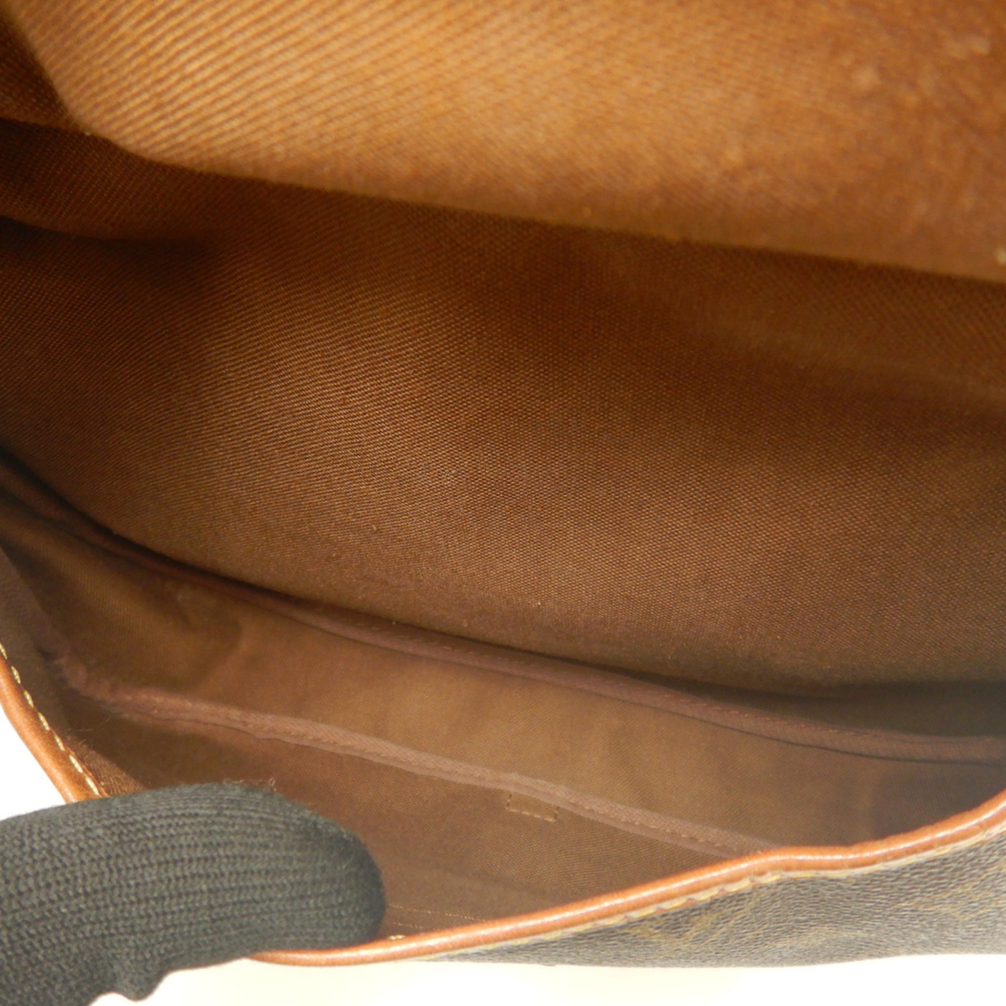 Louis Vuitton Brown Monogram Canvas Shoulder Bag (Pre-Owned)