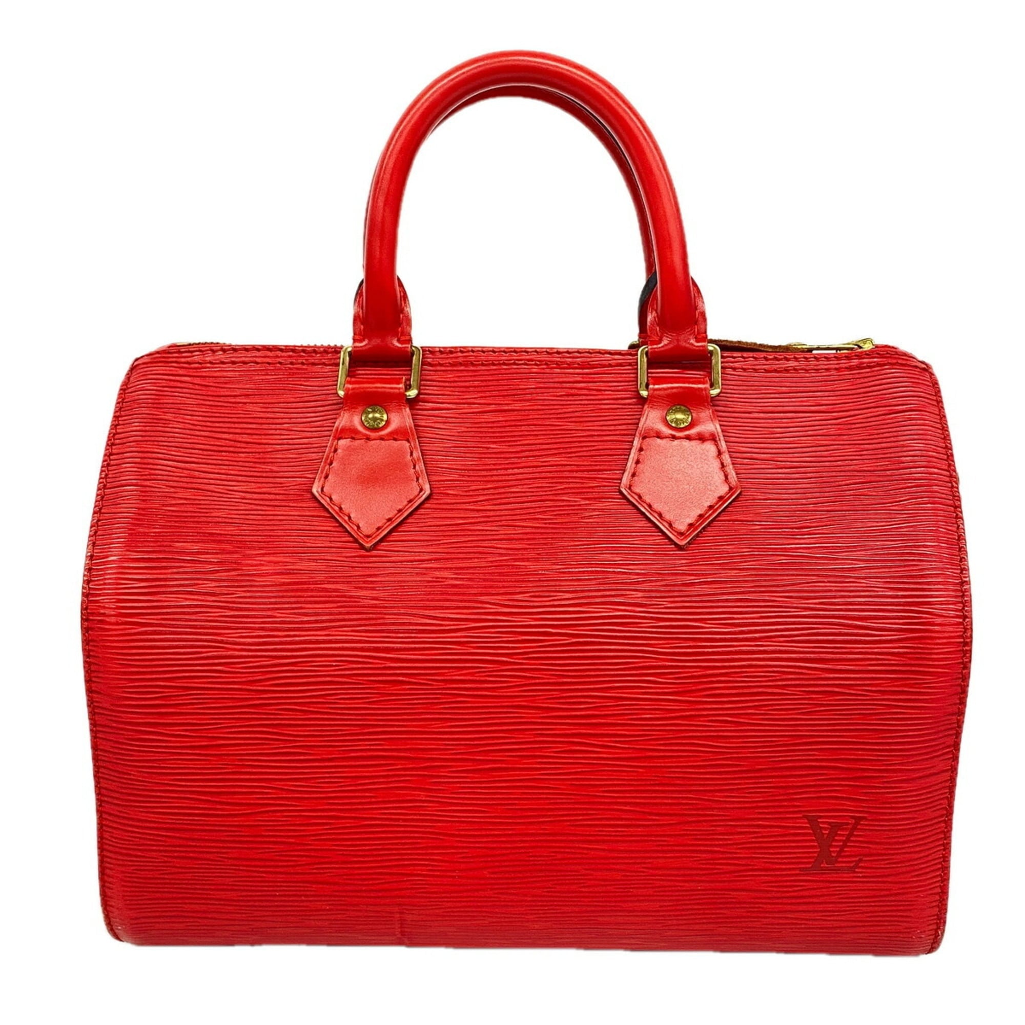 Louis Vuitton Castilian Red Handbag (Pre-Owned)