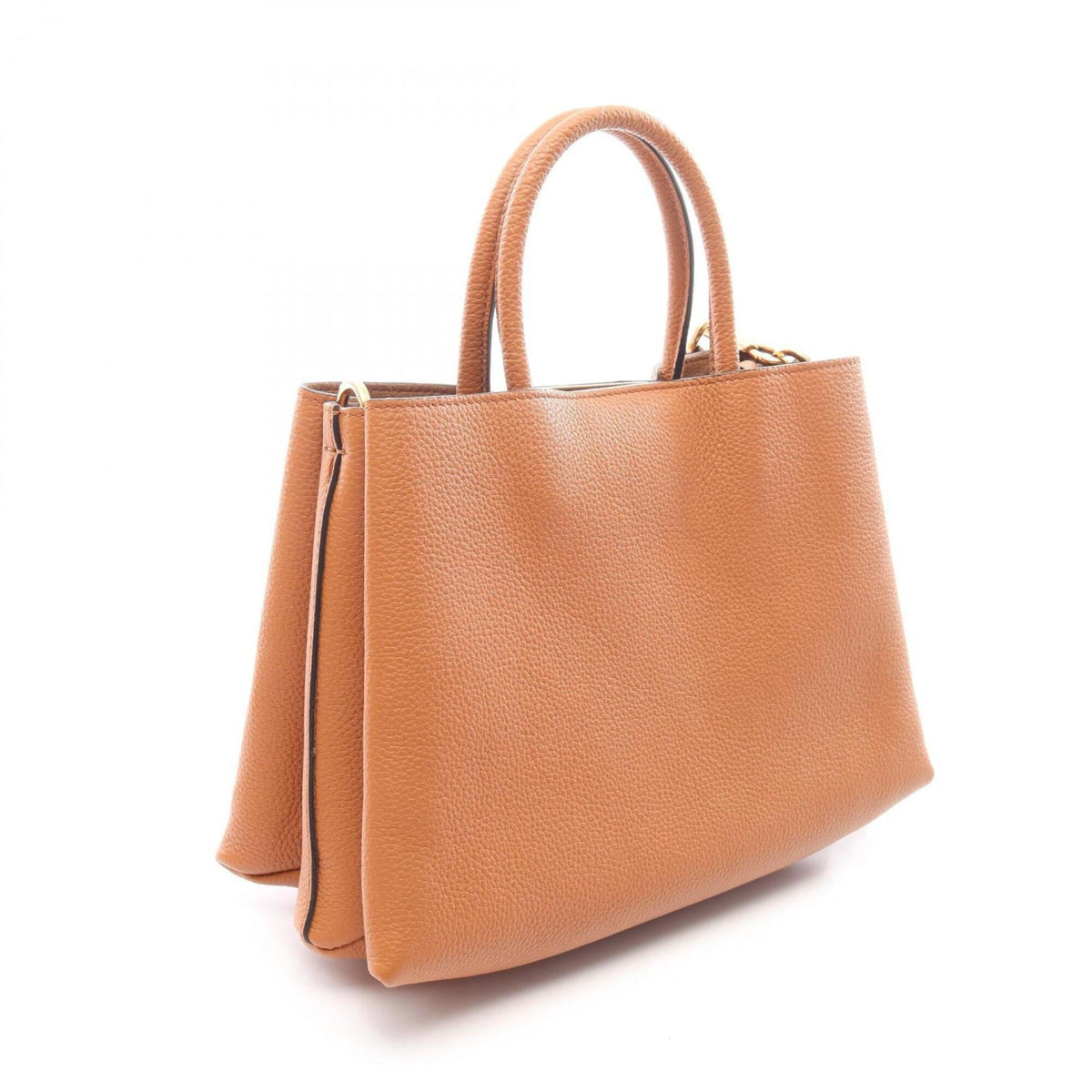 Tod's Brown Leather Handbag Shopping Bag (Pre-Owned)