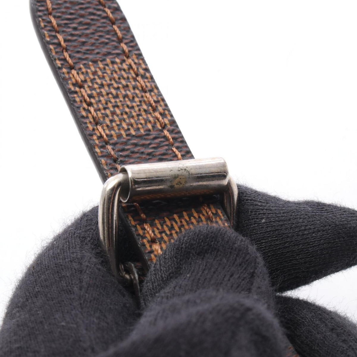 Louis Vuitton Black Brown Multi-Color Coated Canvas Leather Handbag Shoulder Bag (Pre-Owned)