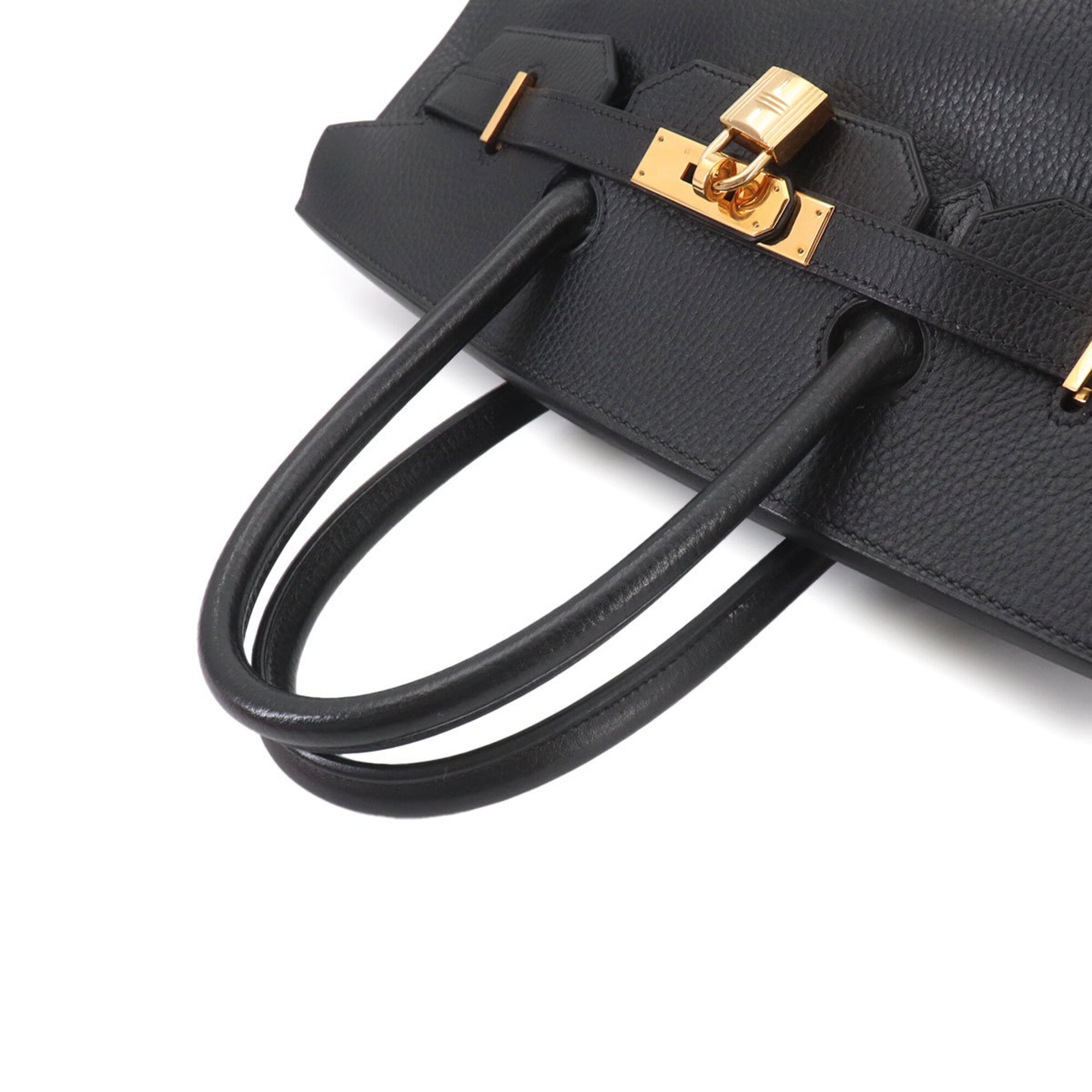Hermes Black Ardennes Leather Handbag (Pre-Owned)