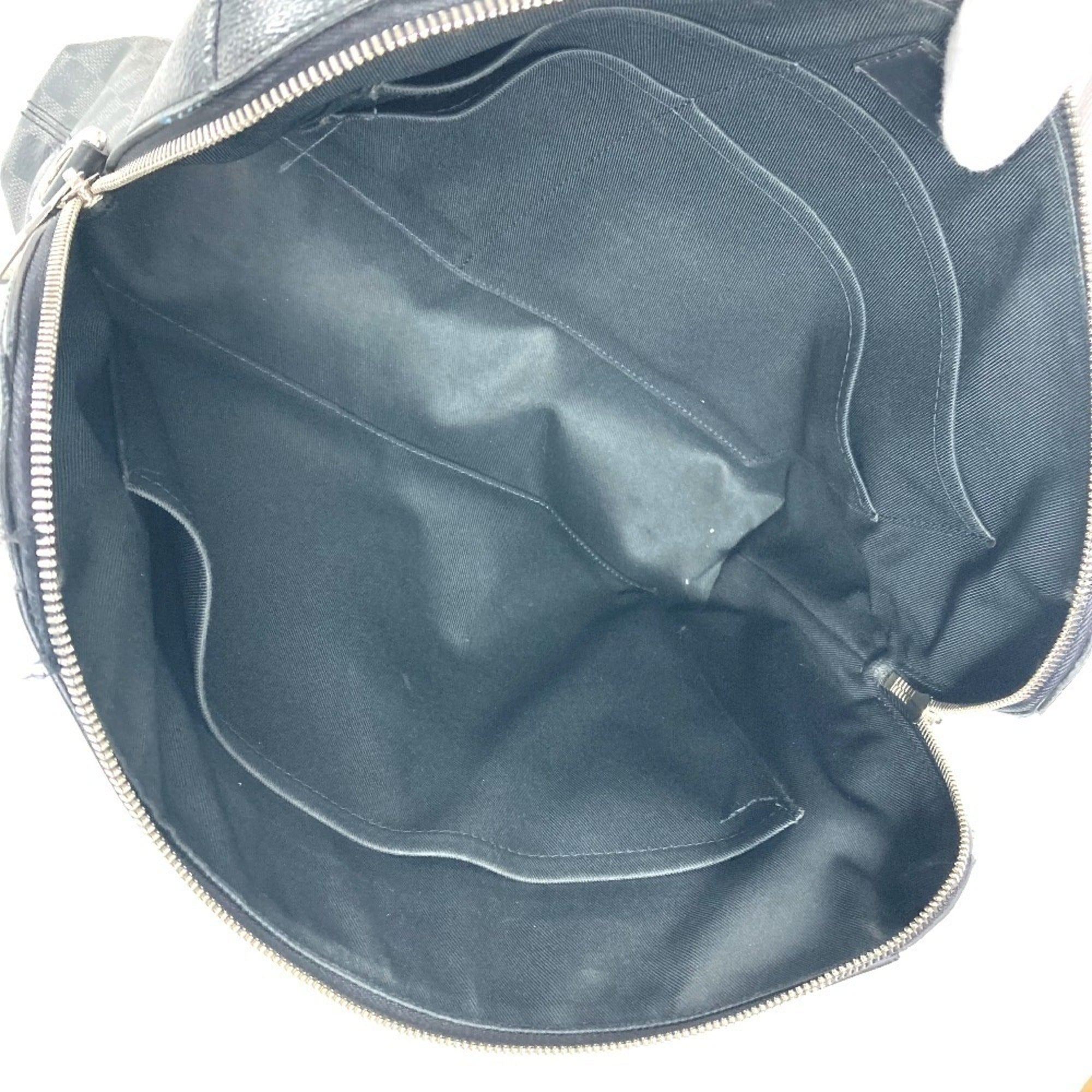 Louis Vuitton Black Damier Graphite Briefcase Shoulder Bag (Pre-Owned)
