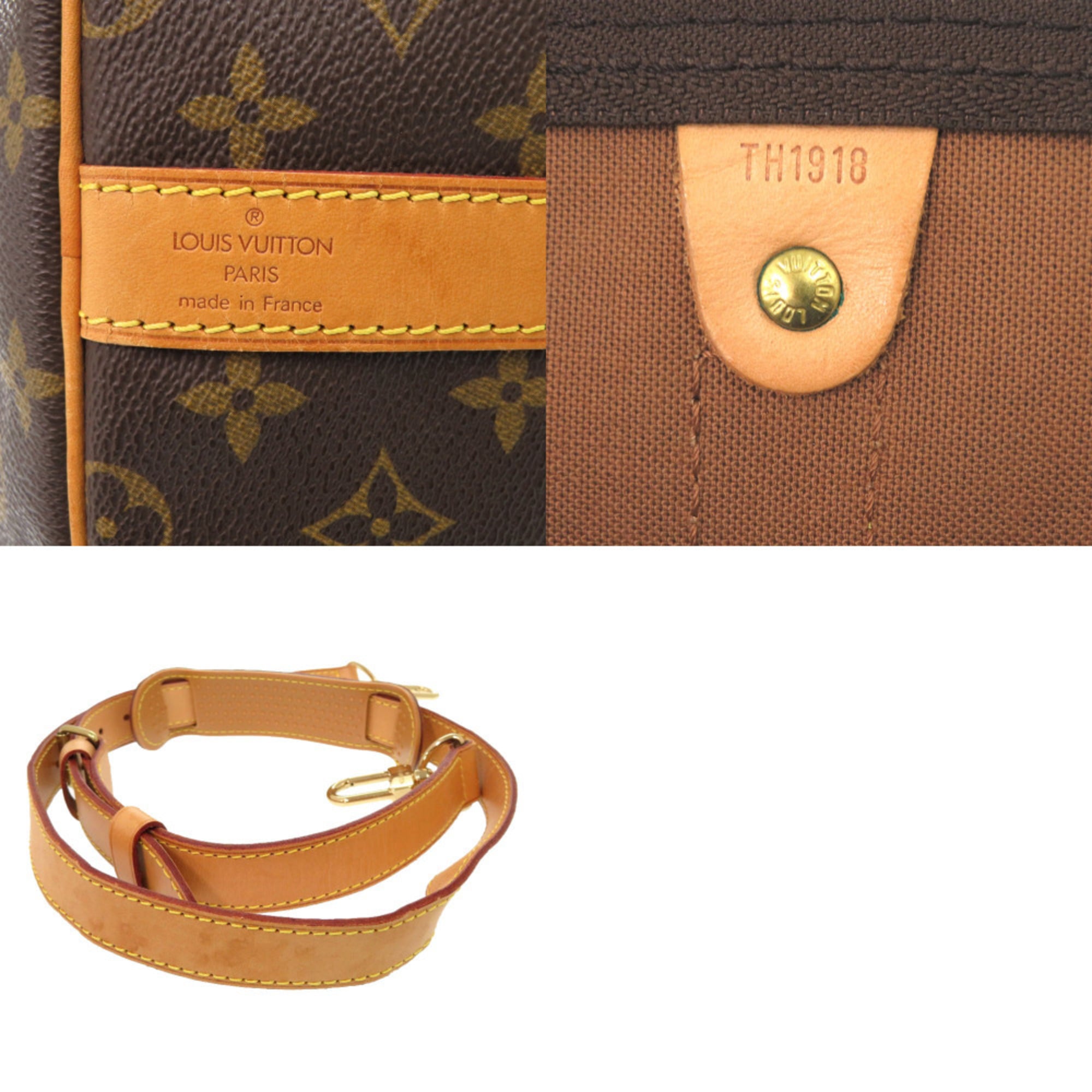 Louis Vuitton Brown Monogram Monogram Boston Bag (Pre-Owned)