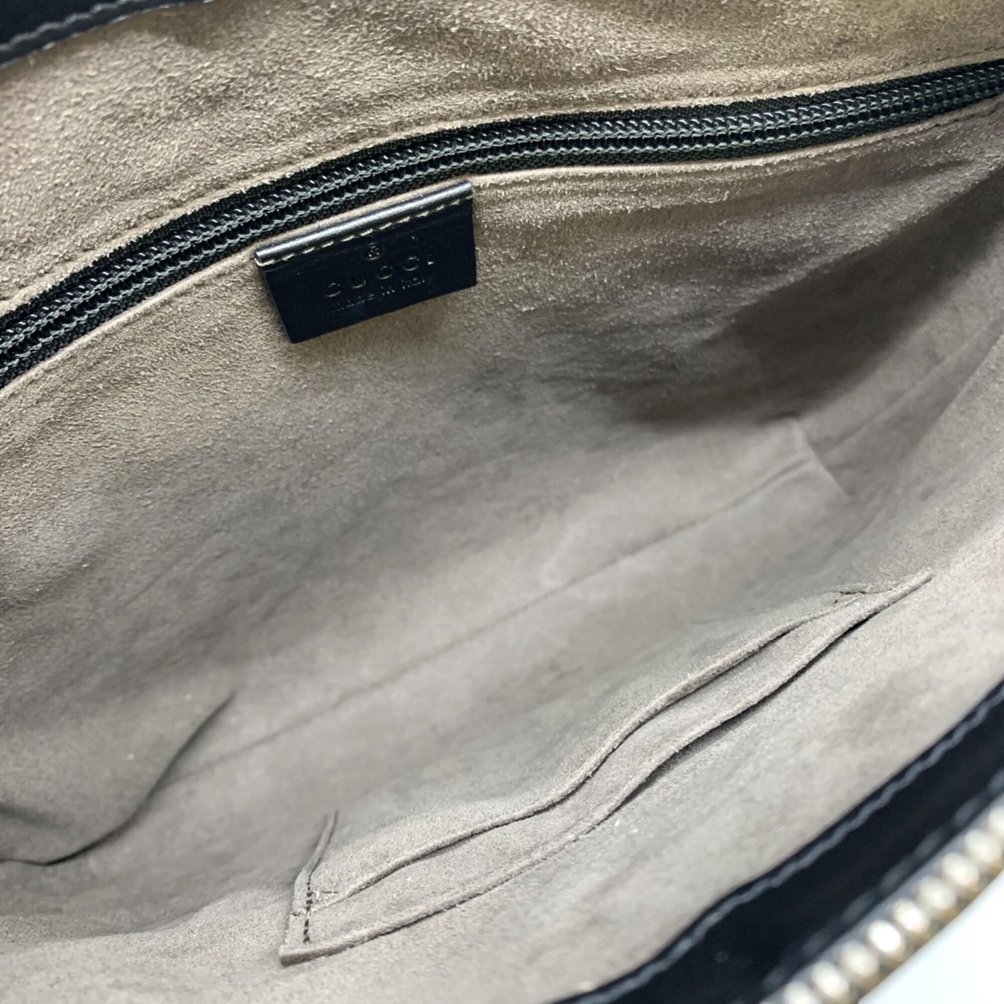 Gucci Black Leather Shoulder Bag (Pre-Owned)