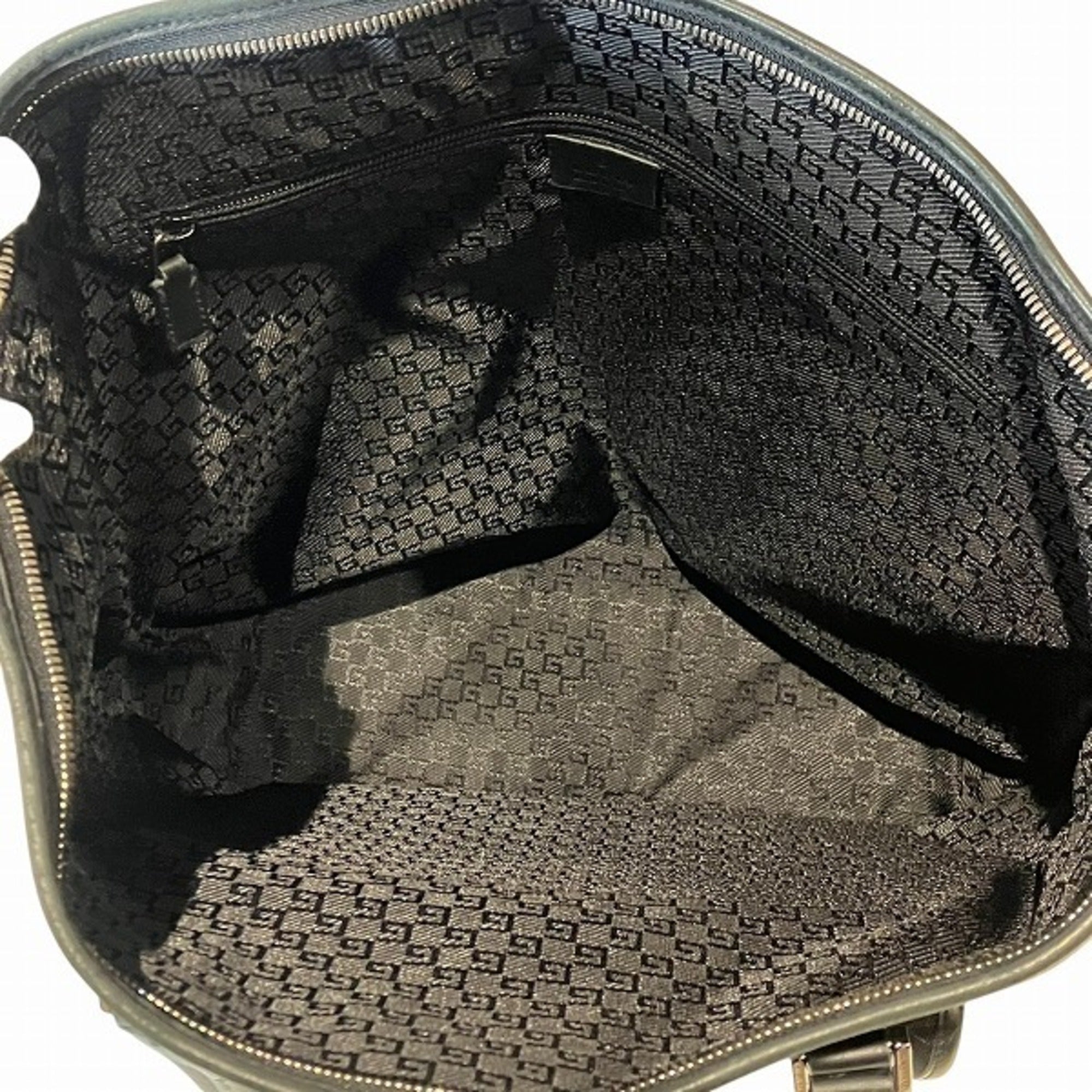 Gucci Black Gg Supreme Handbag Tote Bag (Pre-Owned)