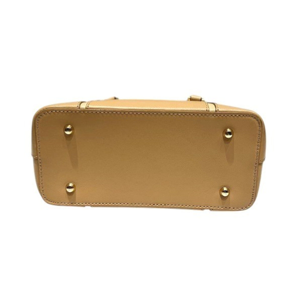 Burberry Beige Canvas Leather Handbag (Pre-Owned)