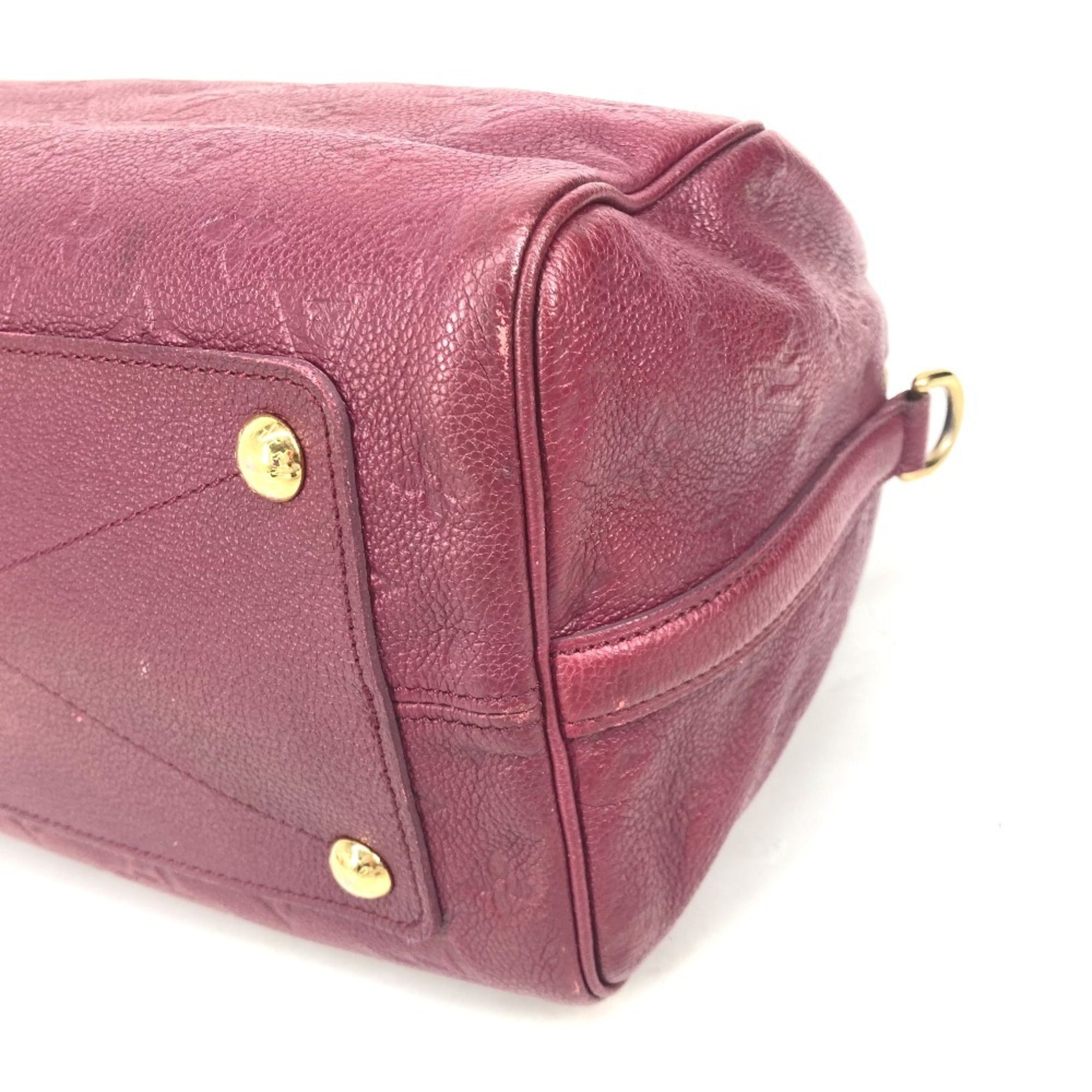 Louis Vuitton Aurore Monogram Empreinte Boston Bag Handbag Shoulder Bag (Pre-Owned)