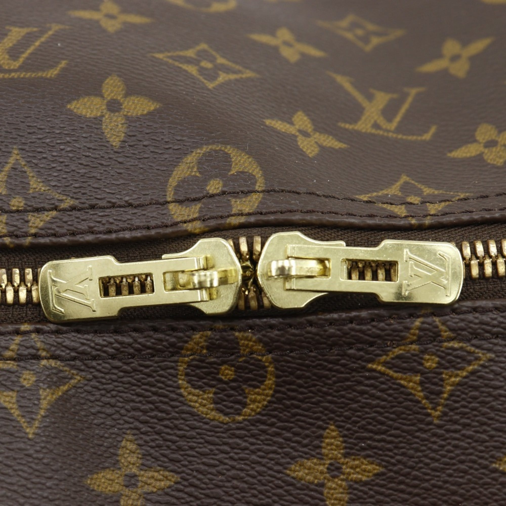 Louis Vuitton Brown Monogram Canvas Boston Bag (Pre-Owned)