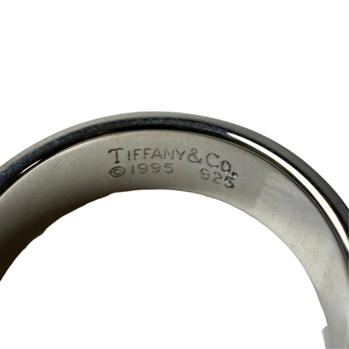 Tiffany Silver Silver 925 Band Ring (Pre-Owned)