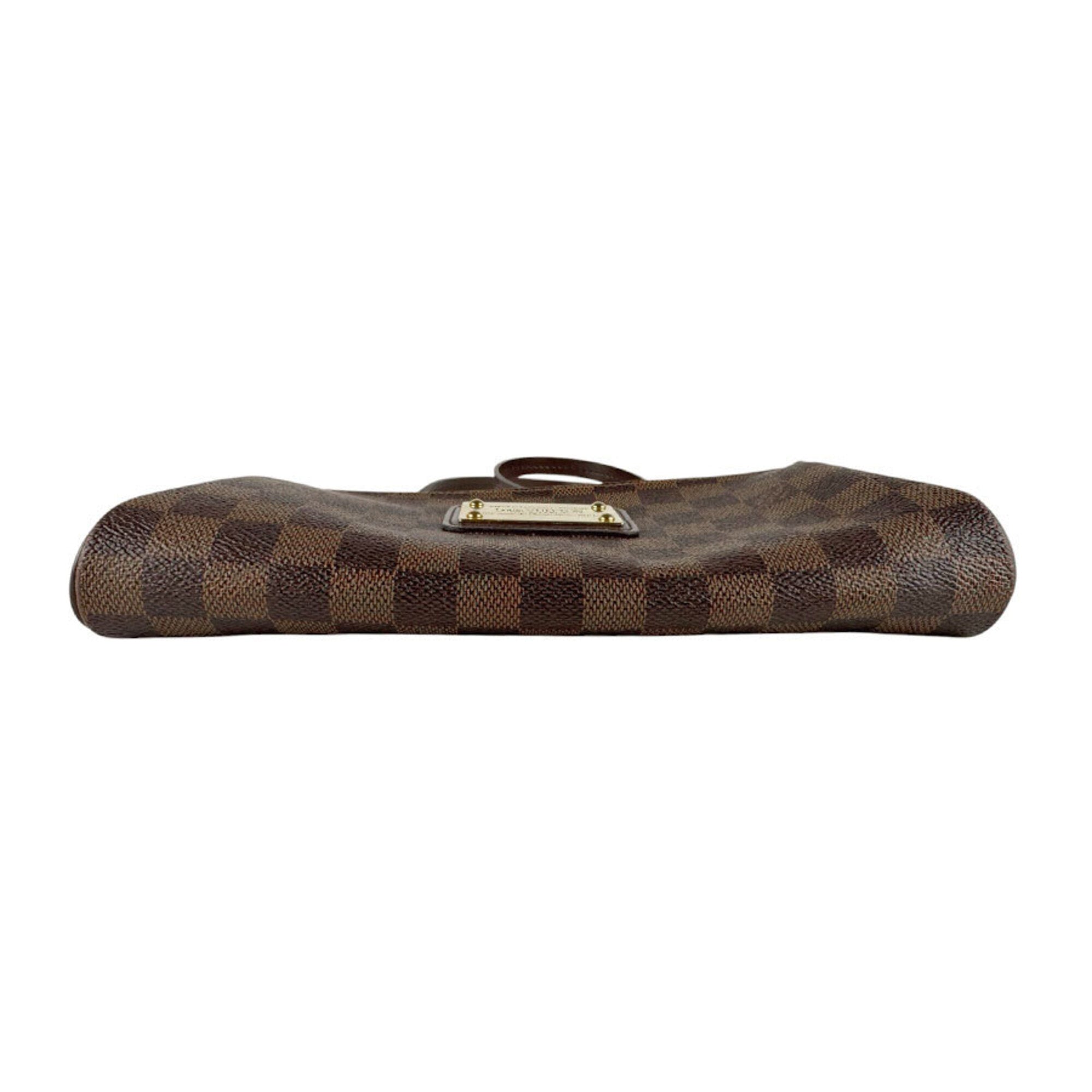 Louis Vuitton Damier Canvas Ebene Damier Canvas Shoulder Bag (Pre-Owned)