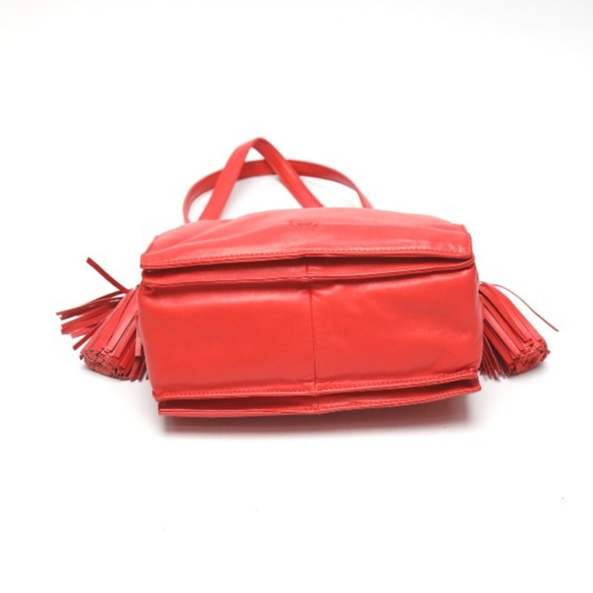 Loewe Red Color Leather Shoulder Bag (Pre-Owned)