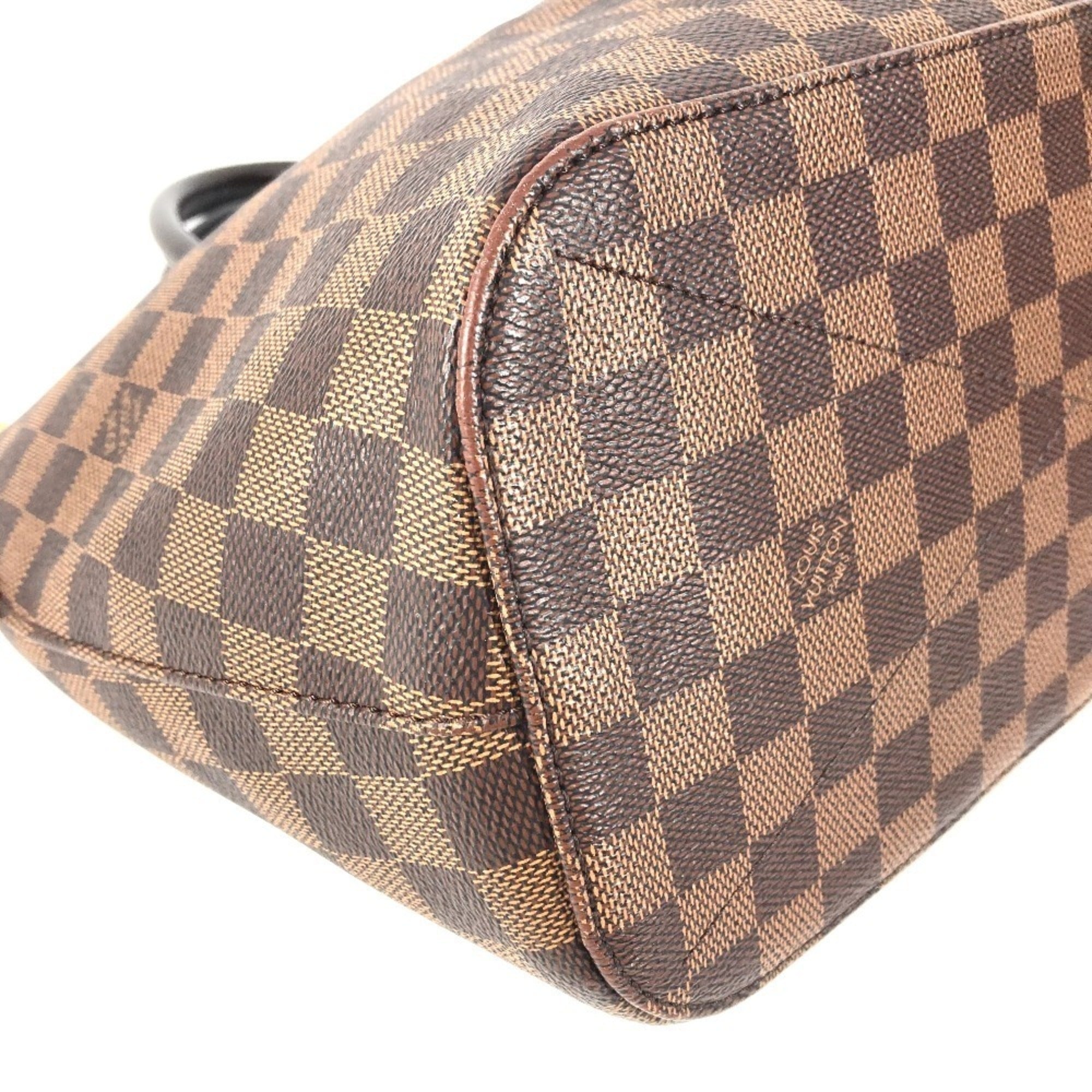 Louis Vuitton Brown Damier Canvas Handbag Tote Bag (Pre-Owned)