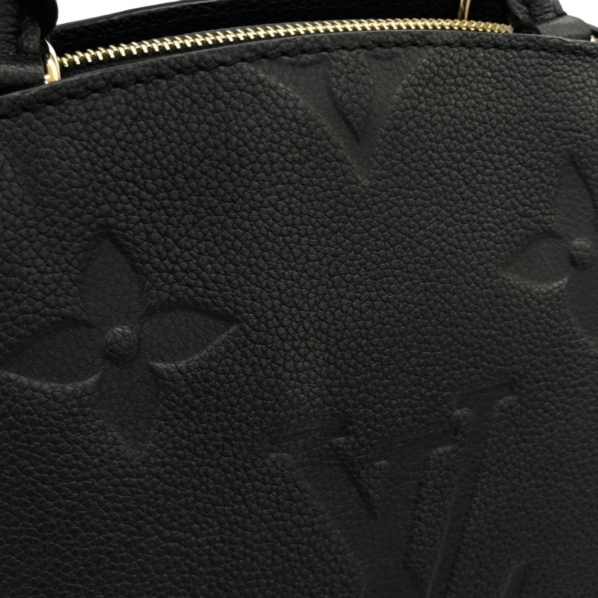 Louis Vuitton Black Leather Handbag (Pre-Owned)