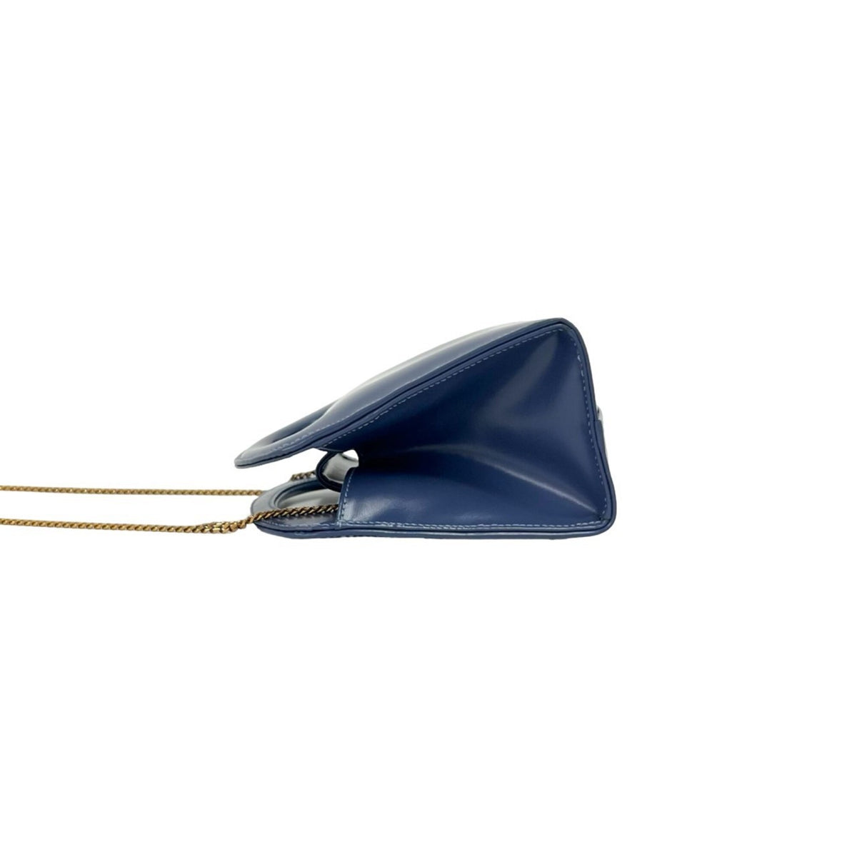 Loewe Blue Leather Handbag Shoulder Bag (Pre-Owned)