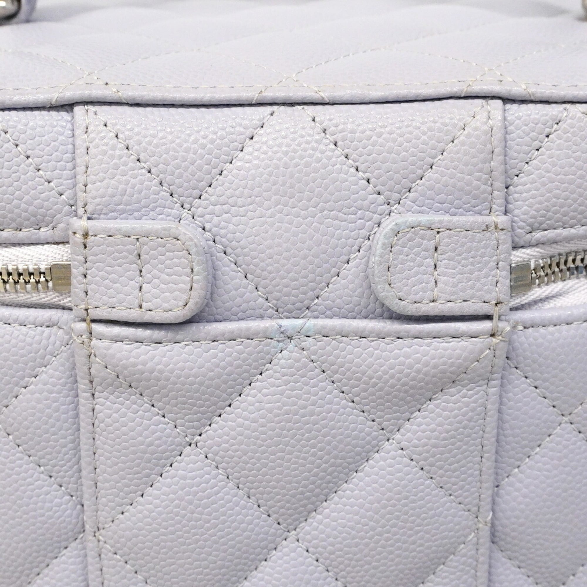 Chanel Purple Grained Calfskin Vanity Bag (Pre-Owned)