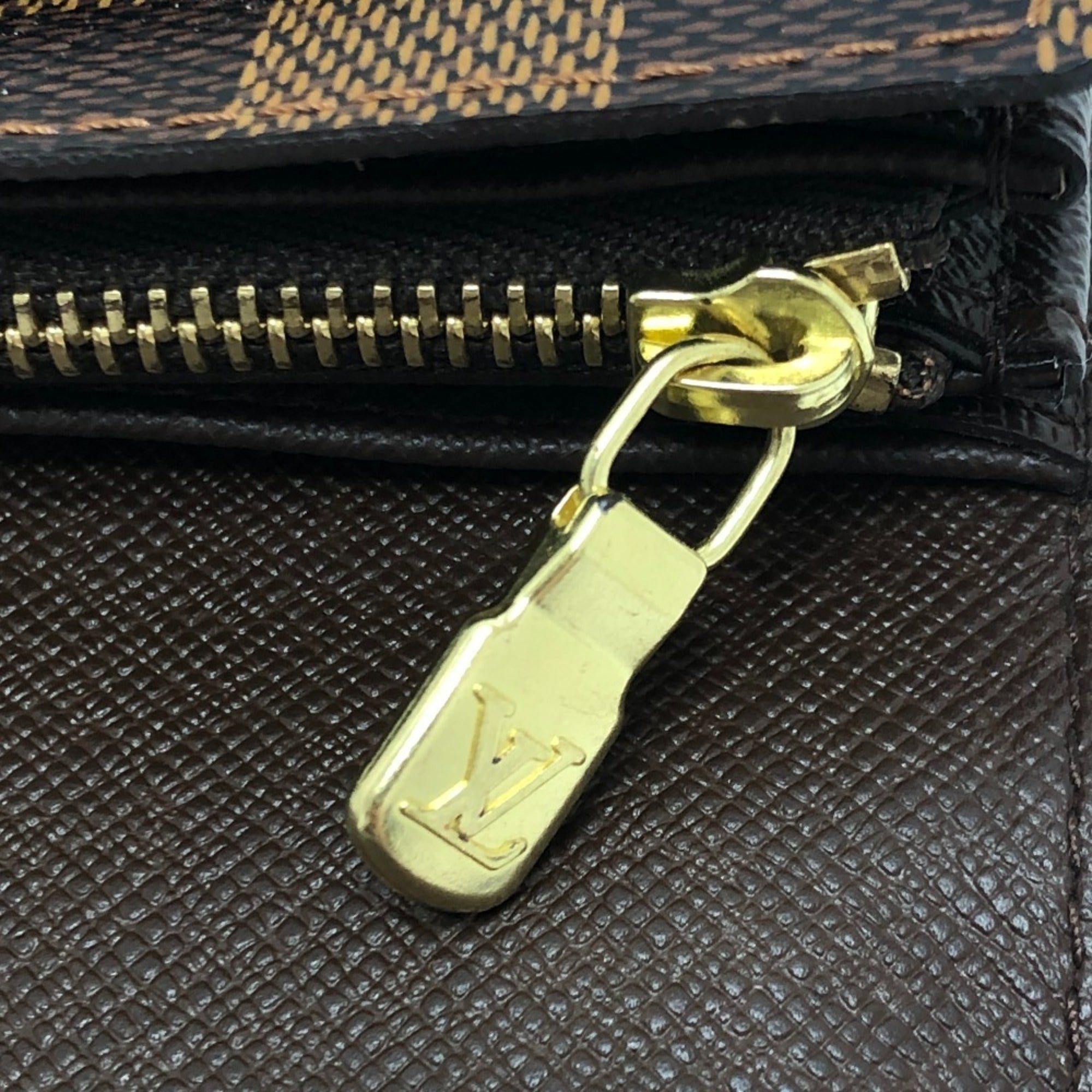 Louis Vuitton Damier Brown Ebene Damier Canvas Long Wallet (Bi-Fold) (Pre-Owned)