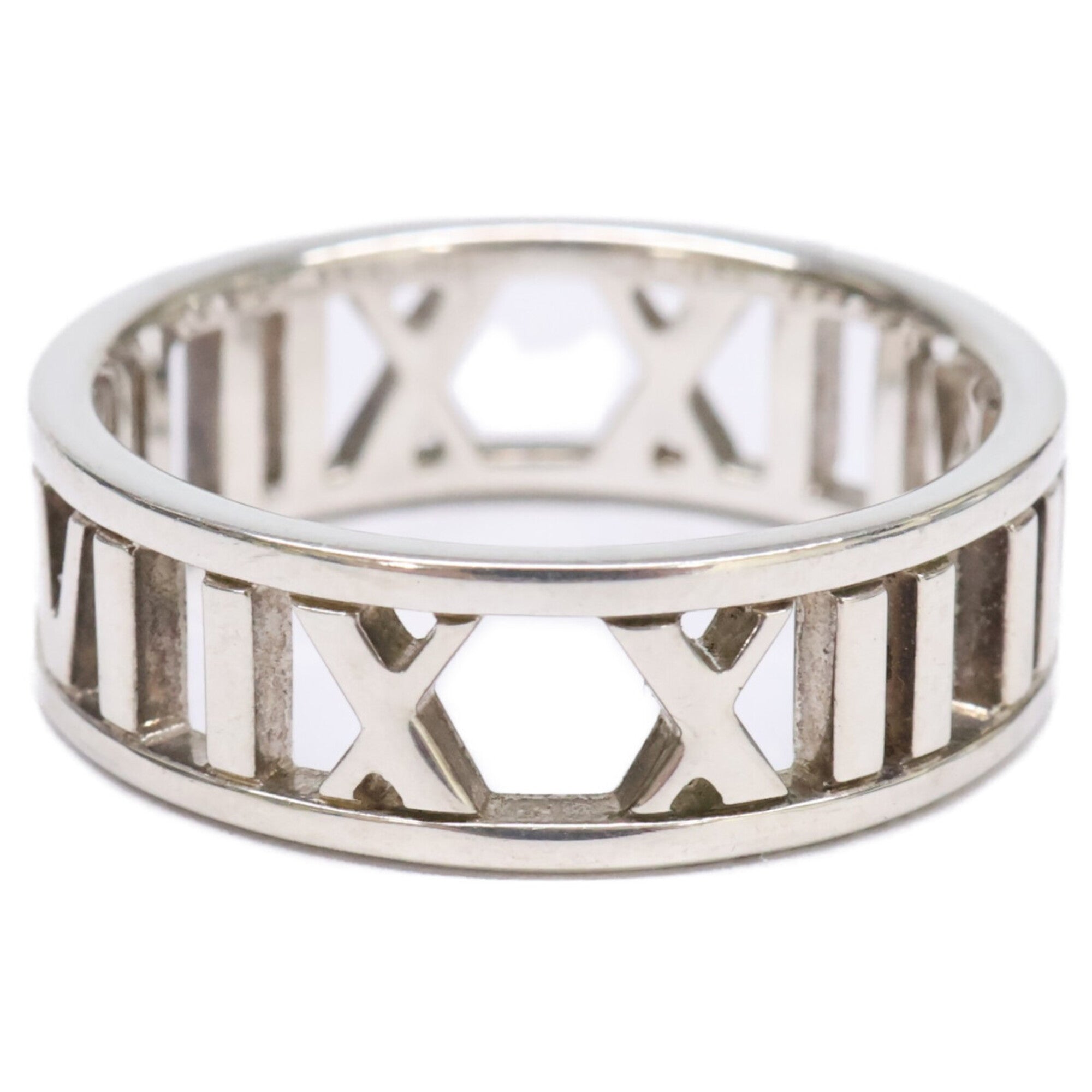 Tiffany Silver Silver 925 Band Ring (Pre-Owned)