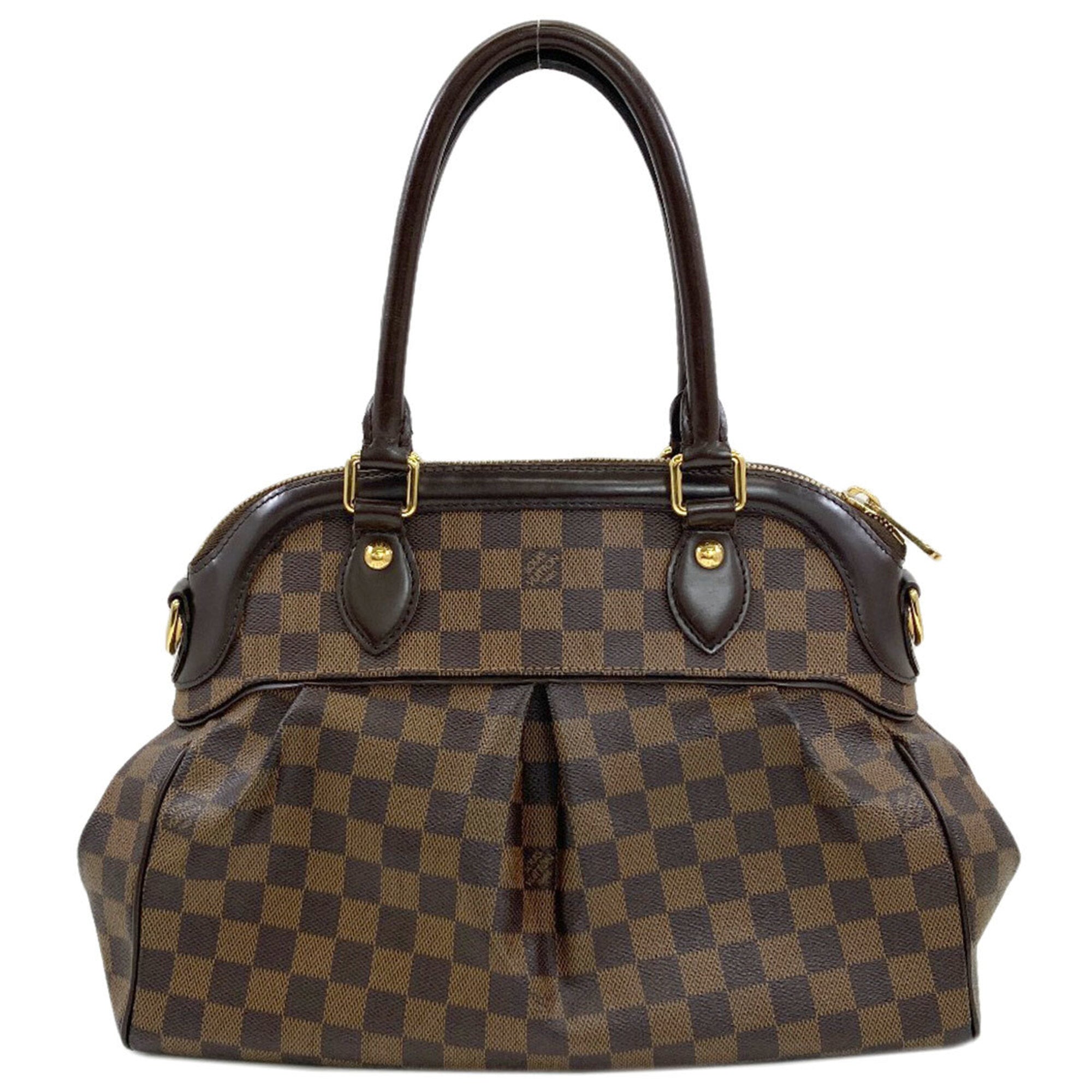 Louis Vuitton Brown Damier Canvas Handbag (Pre-Owned)
