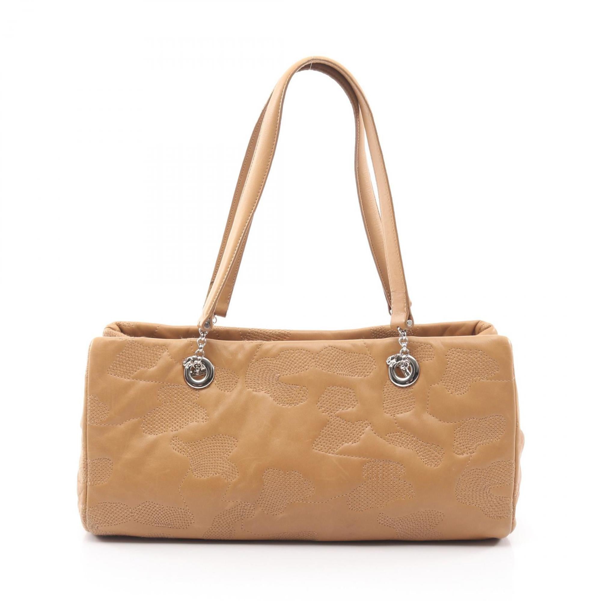 Cartier Beige Leather Handbag (Pre-Owned)