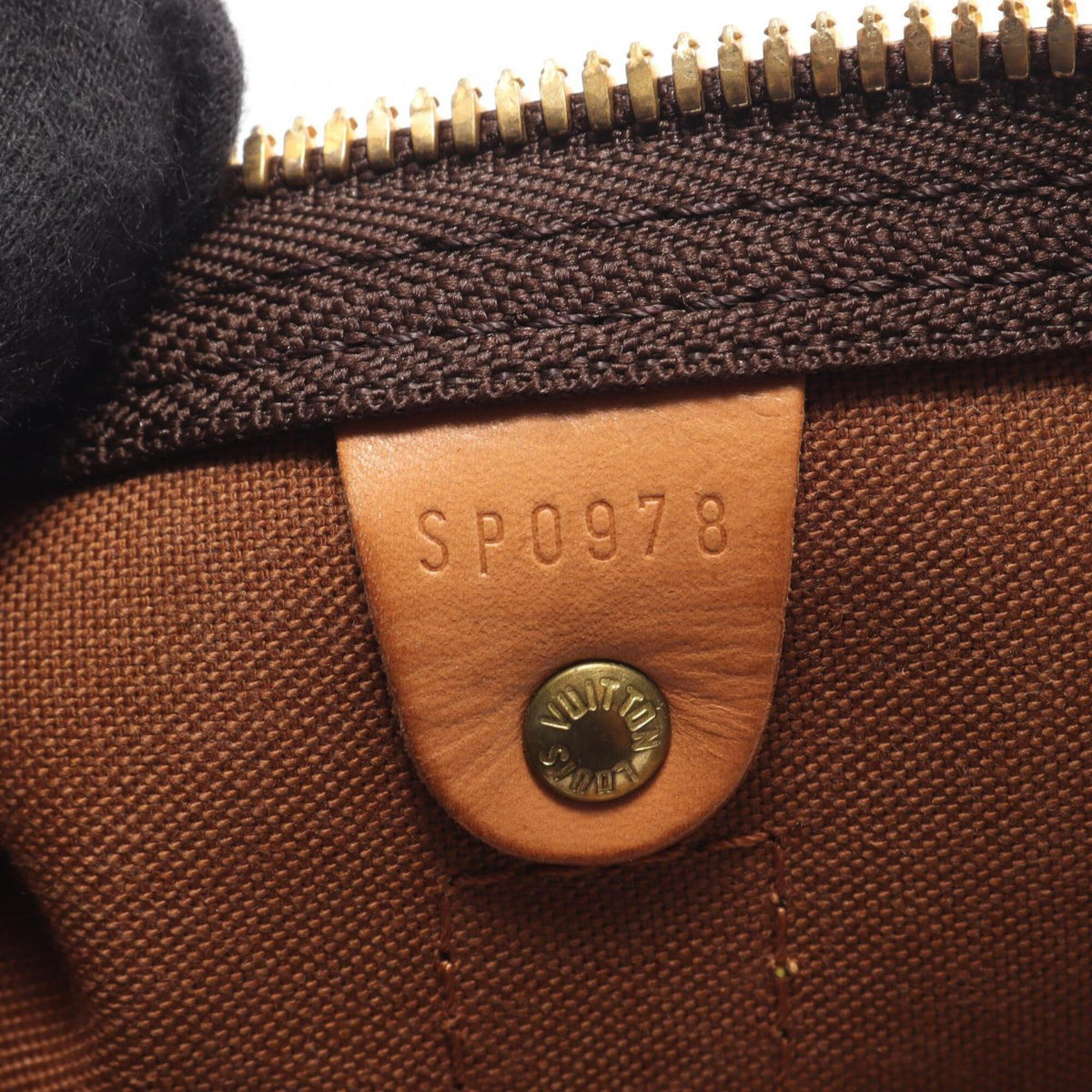 Louis Vuitton Brown Coated Canvas Leather Monogram Boston Bag Handbag (Pre-Owned)