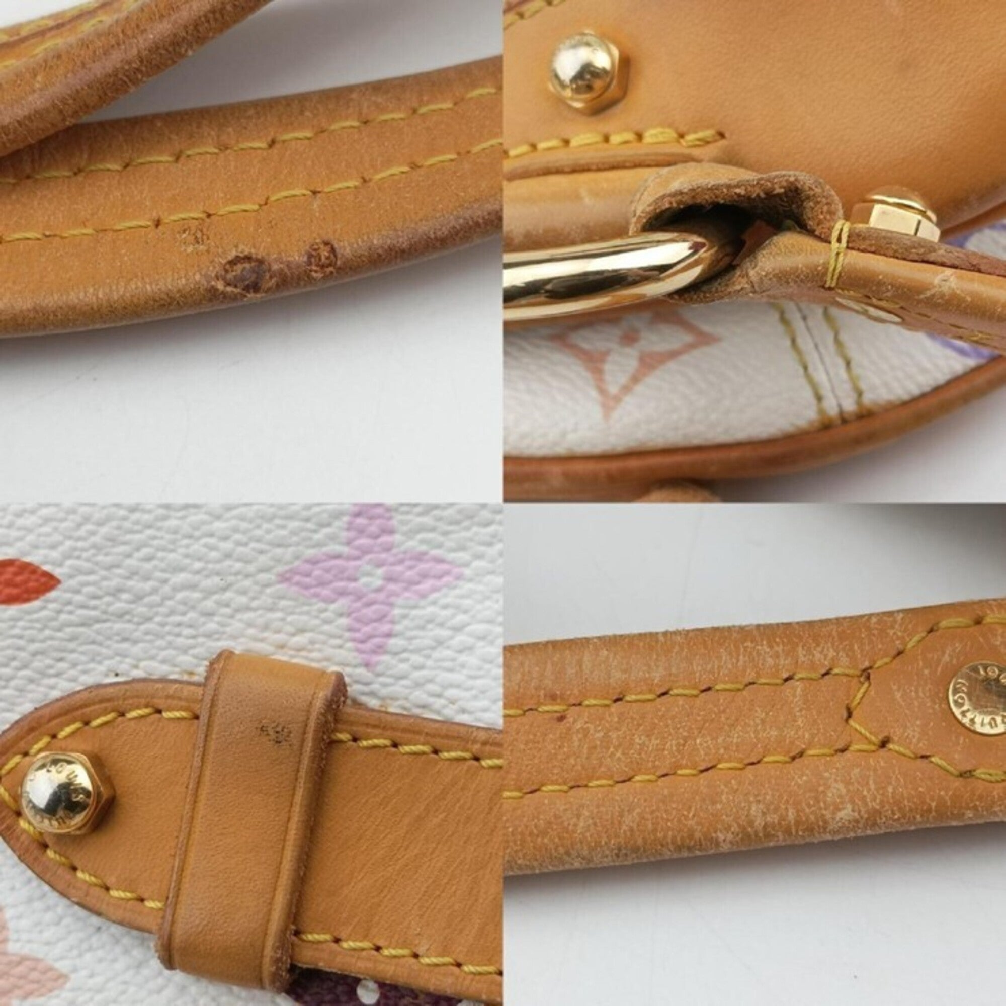 Louis Vuitton Blanc Multi-Color Monogram Multicolore Handbag (Pre-Owned)
