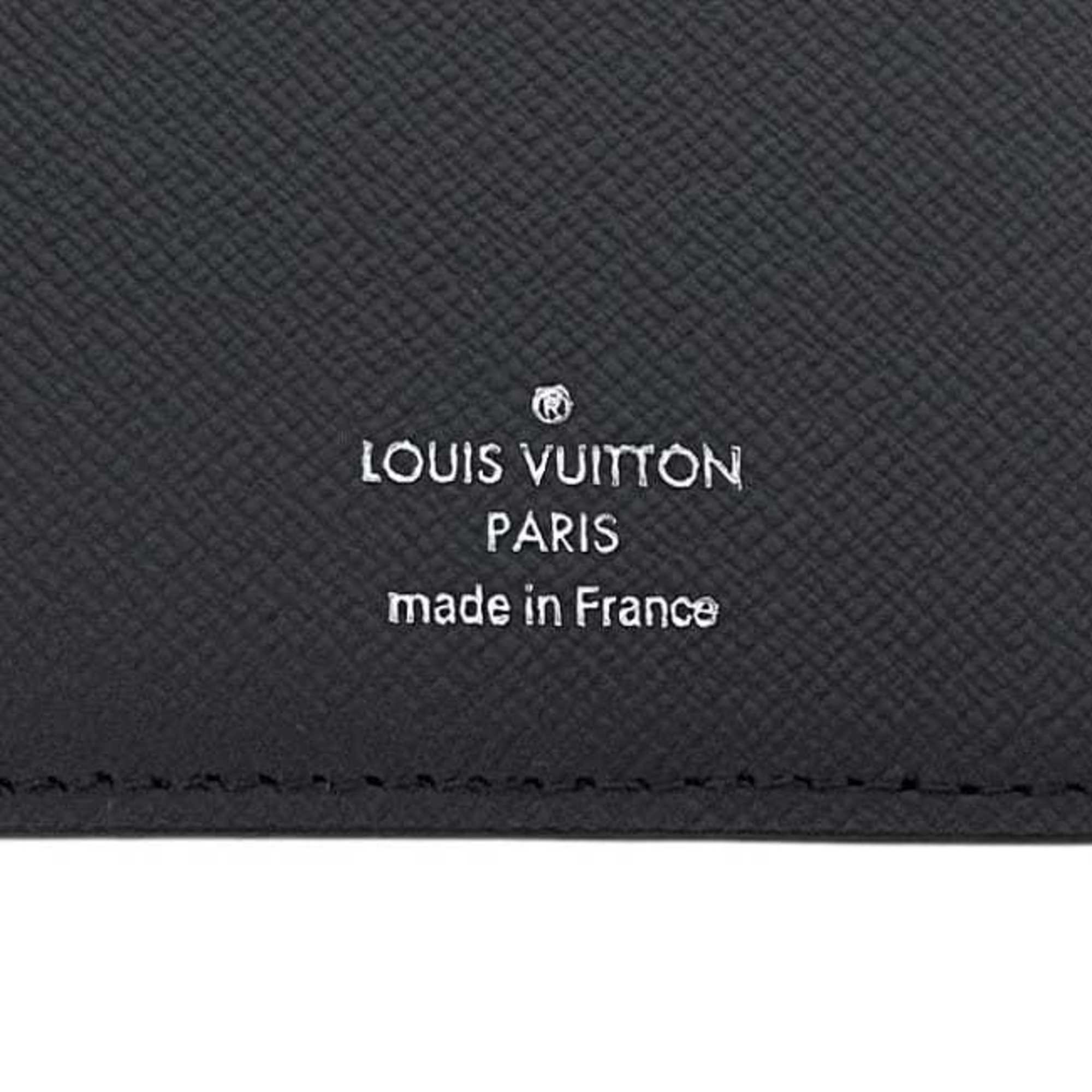 Louis Vuitton Black Monogram Eclipse Monogram Eclipse Long Wallet (Bi-Fold) (Pre-Owned)