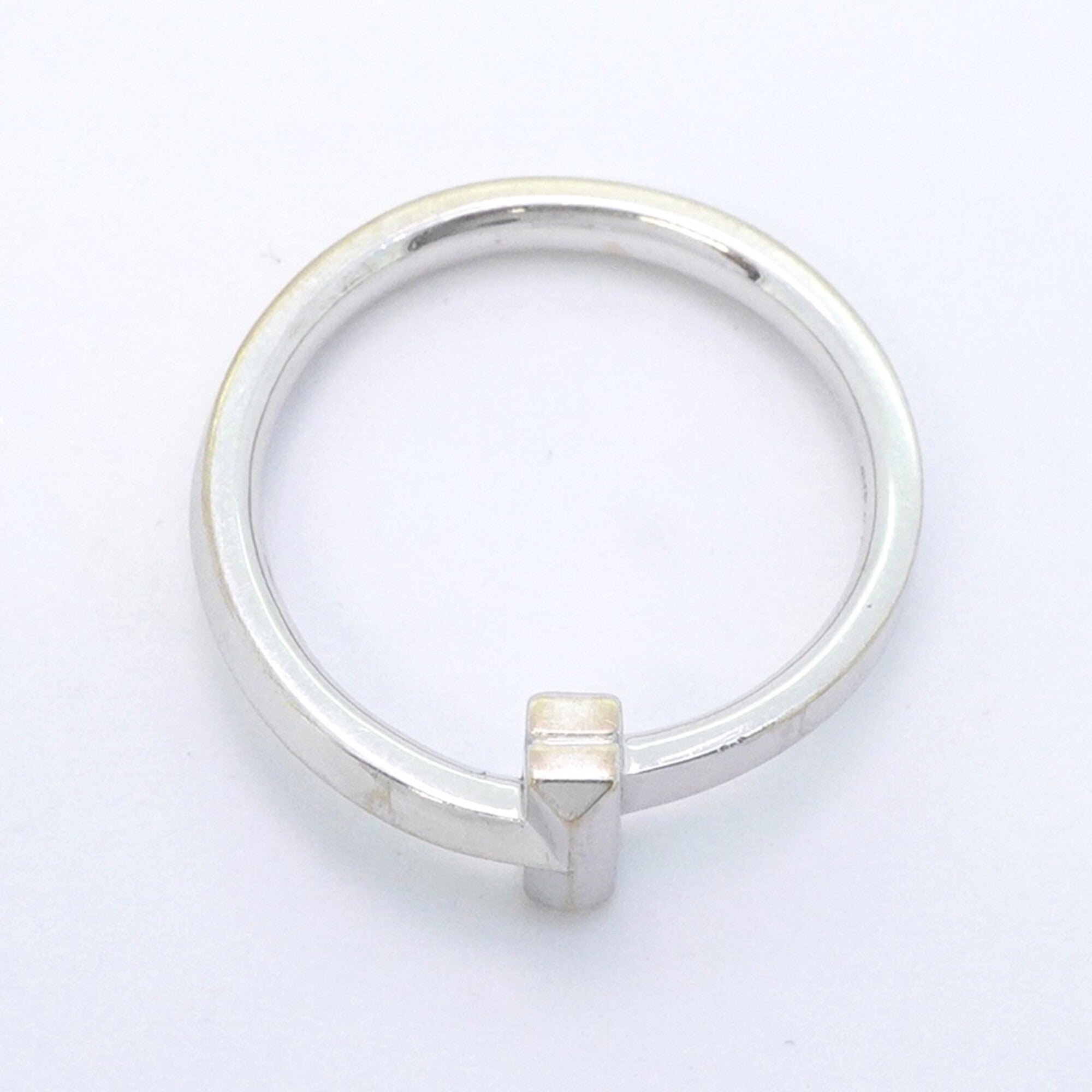 Tiffany White Gold (18K) Band Ring (Pre-Owned)