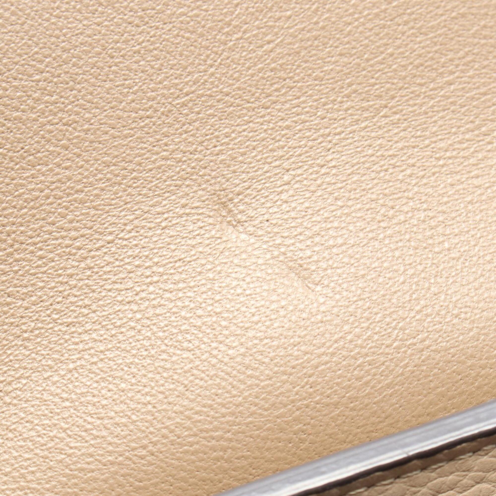 Celine Beige Brown Leather Suede Handbag (Pre-Owned)