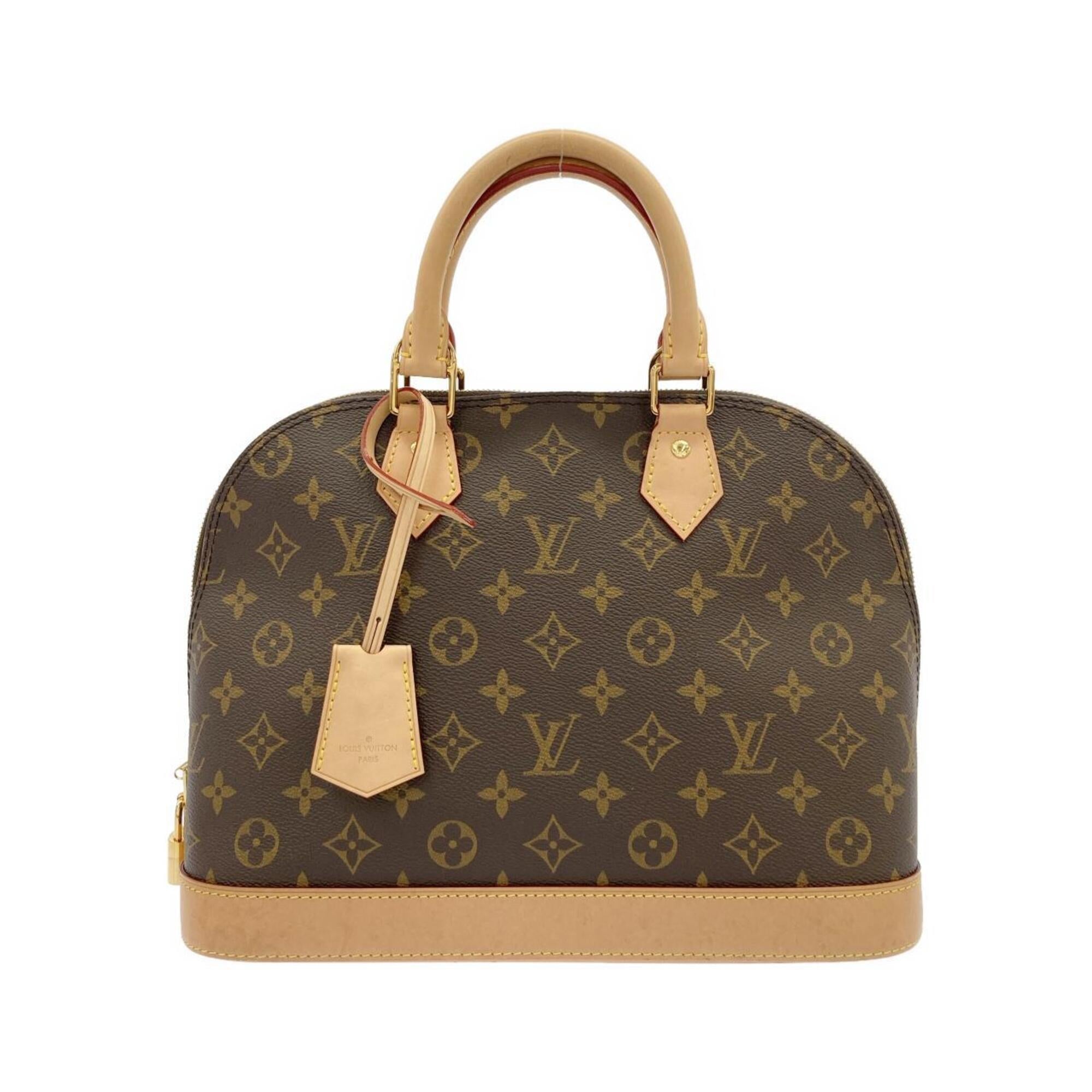 Louis Vuitton Marron Coated Canvas Handbag (Pre-Owned)