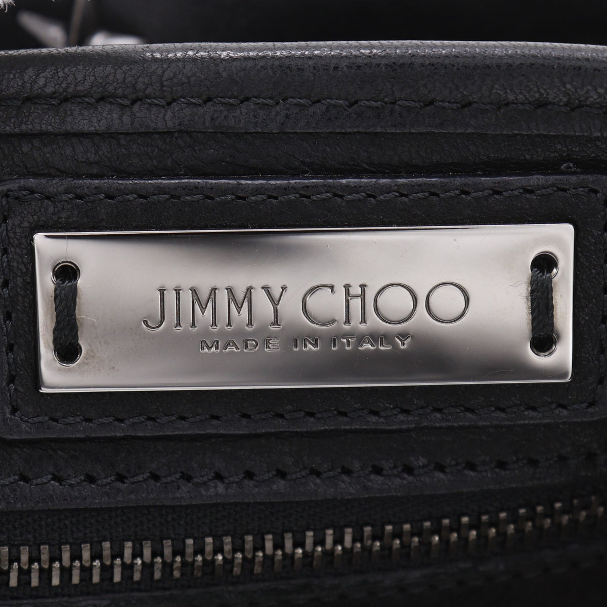 Jimmy Choo Black Leather Tote Bag (Pre-Owned)