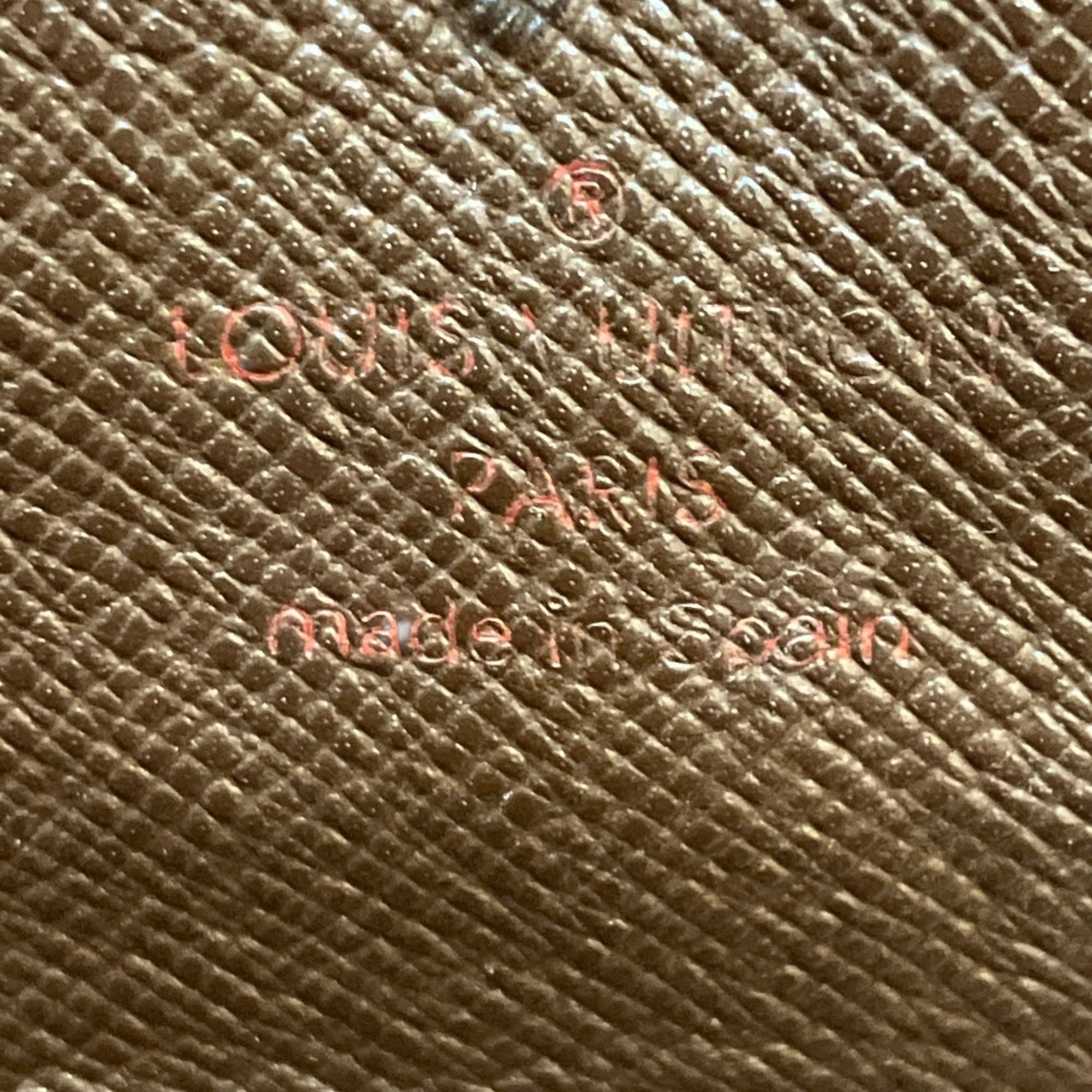 Louis Vuitton Damier Damier Canvas Ebene Long Wallet (Bi-Fold) (Pre-Owned)