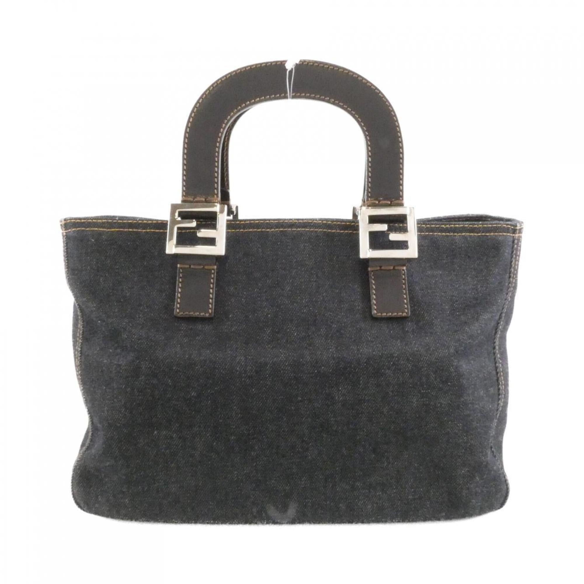 Fendi Blue Denim Handbag (Pre-Owned)