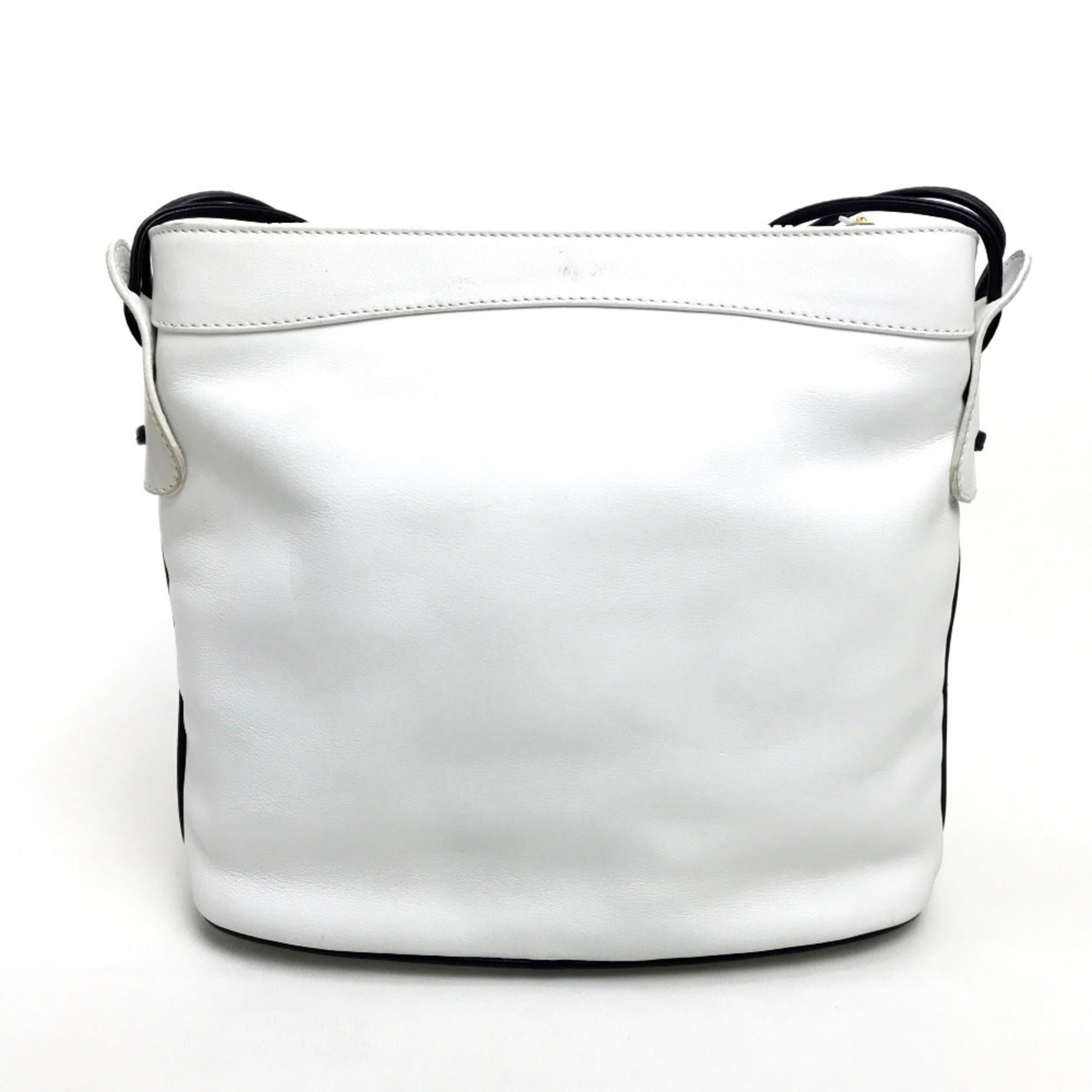 Celine White Leather Shoulder Bag (Pre-Owned)