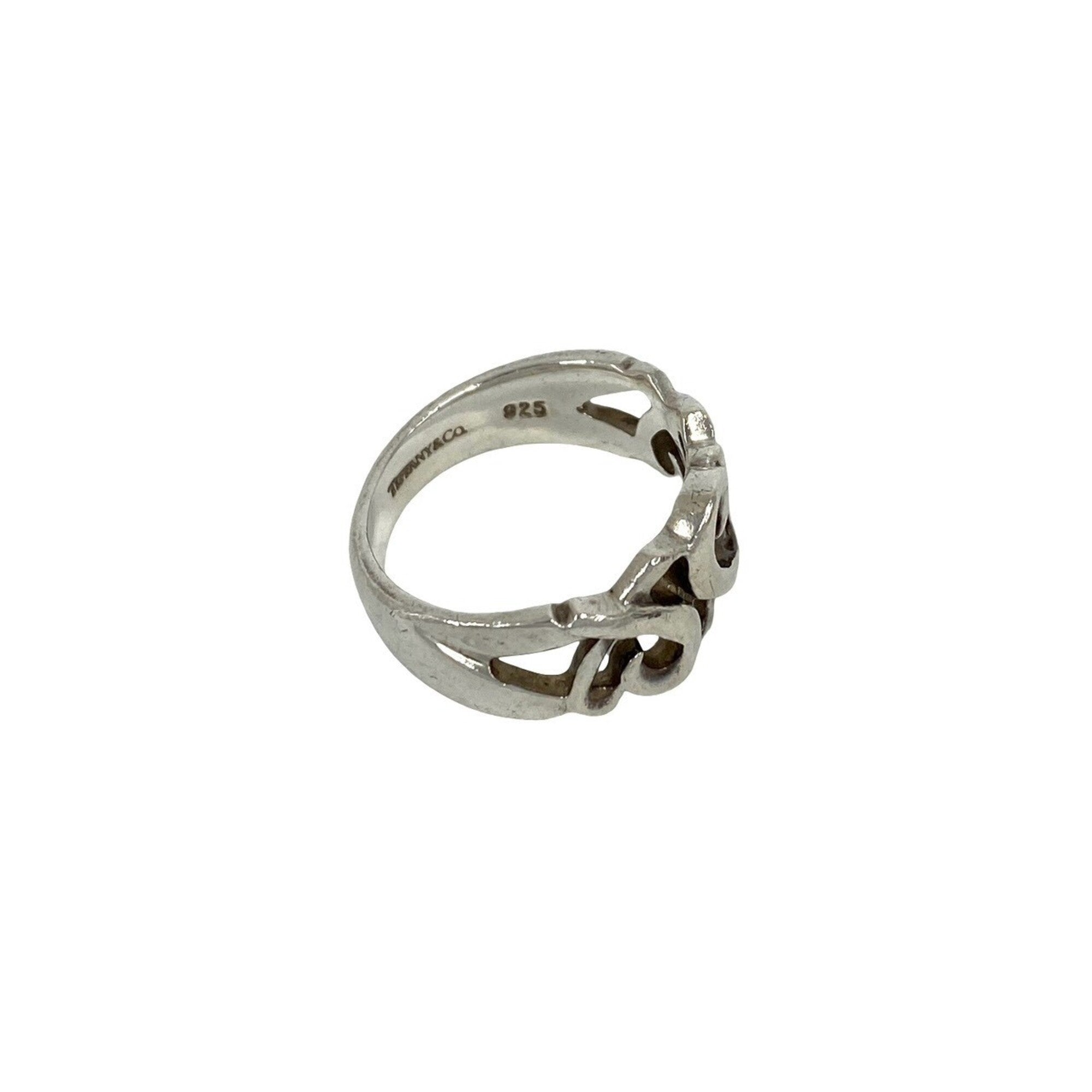 Tiffany Silver Silver 925 Band Ring (Pre-Owned)