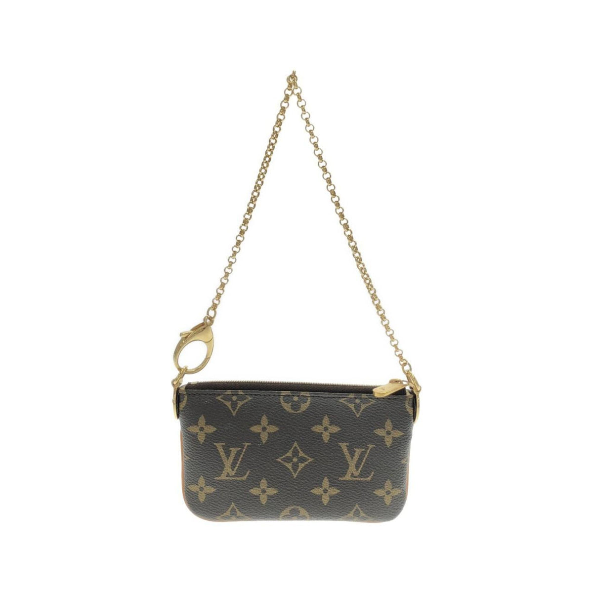 Louis Vuitton Brown Coated Canvas Pochette Pouch (Pre-Owned)