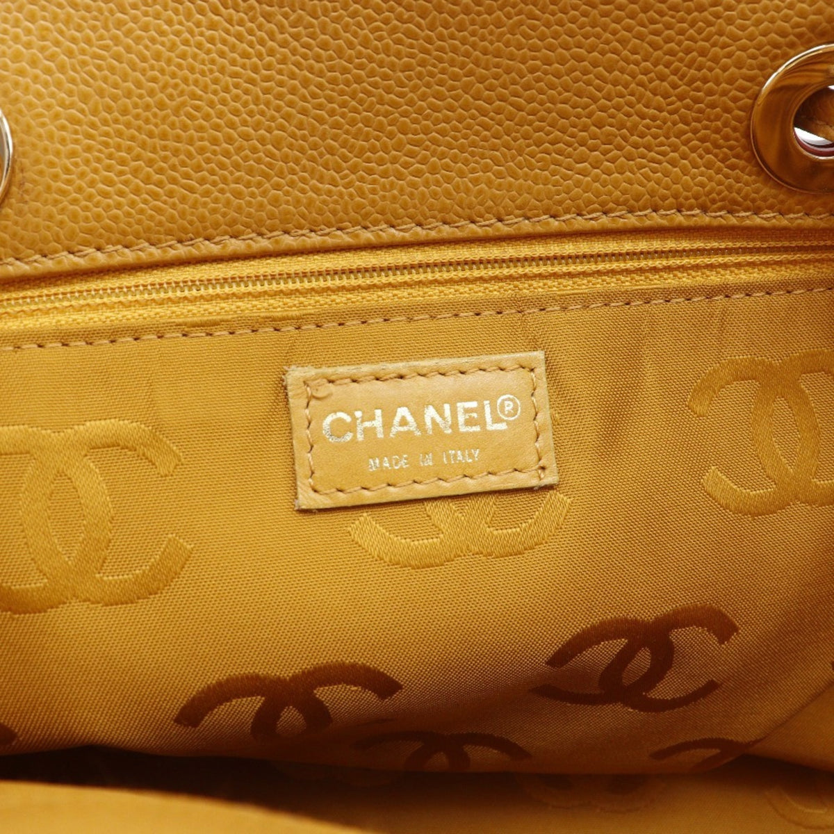 Chanel Brown Grained Calfskin Tote Bag (Pre-Owned)