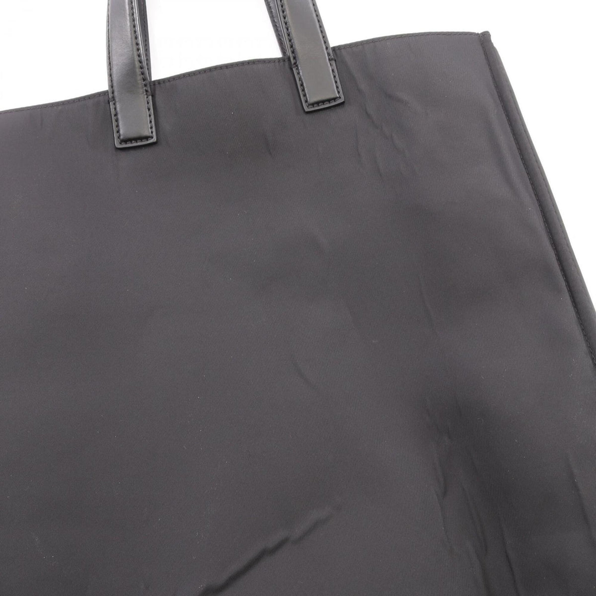 Fendi Black Yellow Nylon Leather Handbag Tote Bag (Pre-Owned)