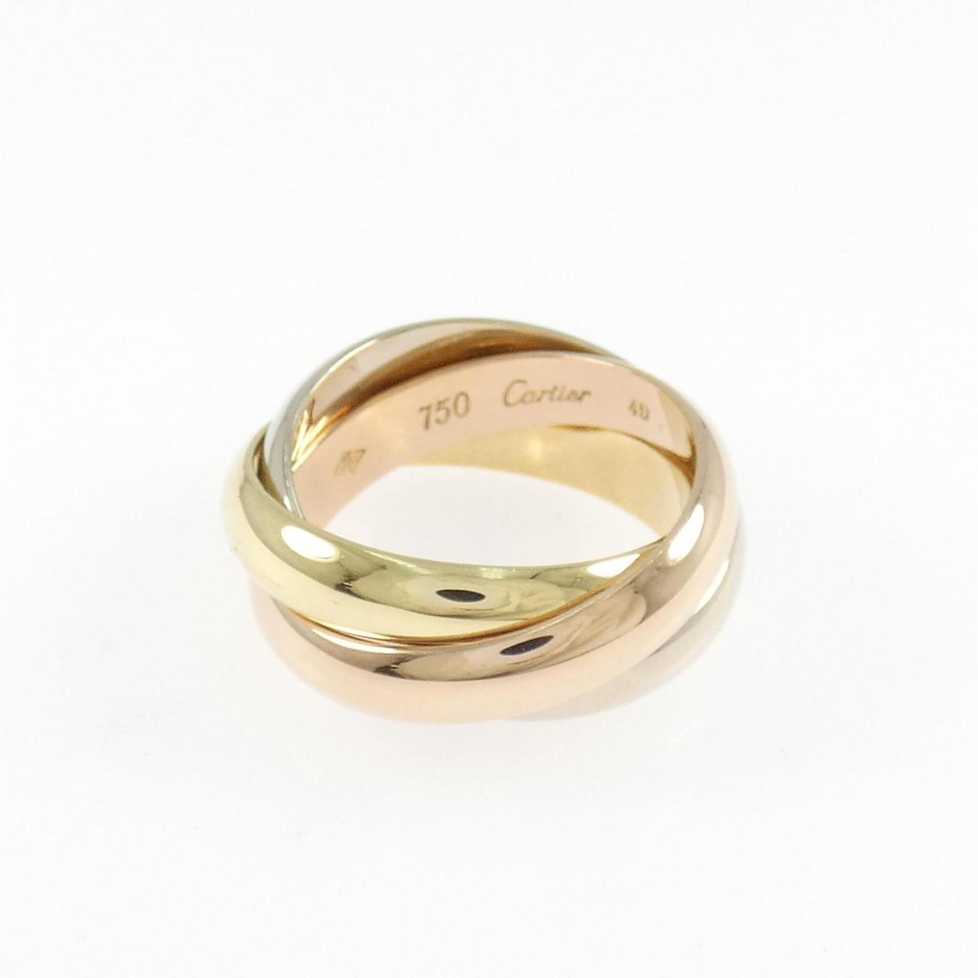 Cartier Yellow Gold (18K) Pink Gold (18K) White Gold (18K) Band Ring (Pre-Owned)