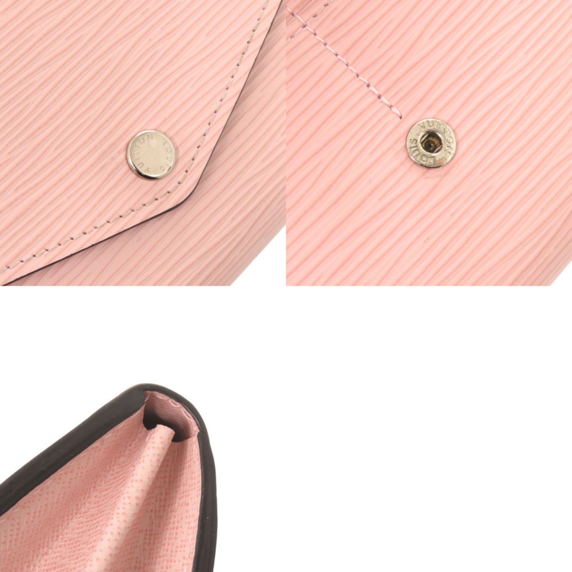 Louis Vuitton Rose Ballerine Epi Leather Long Wallet (Bi-Fold) (Pre-Owned)