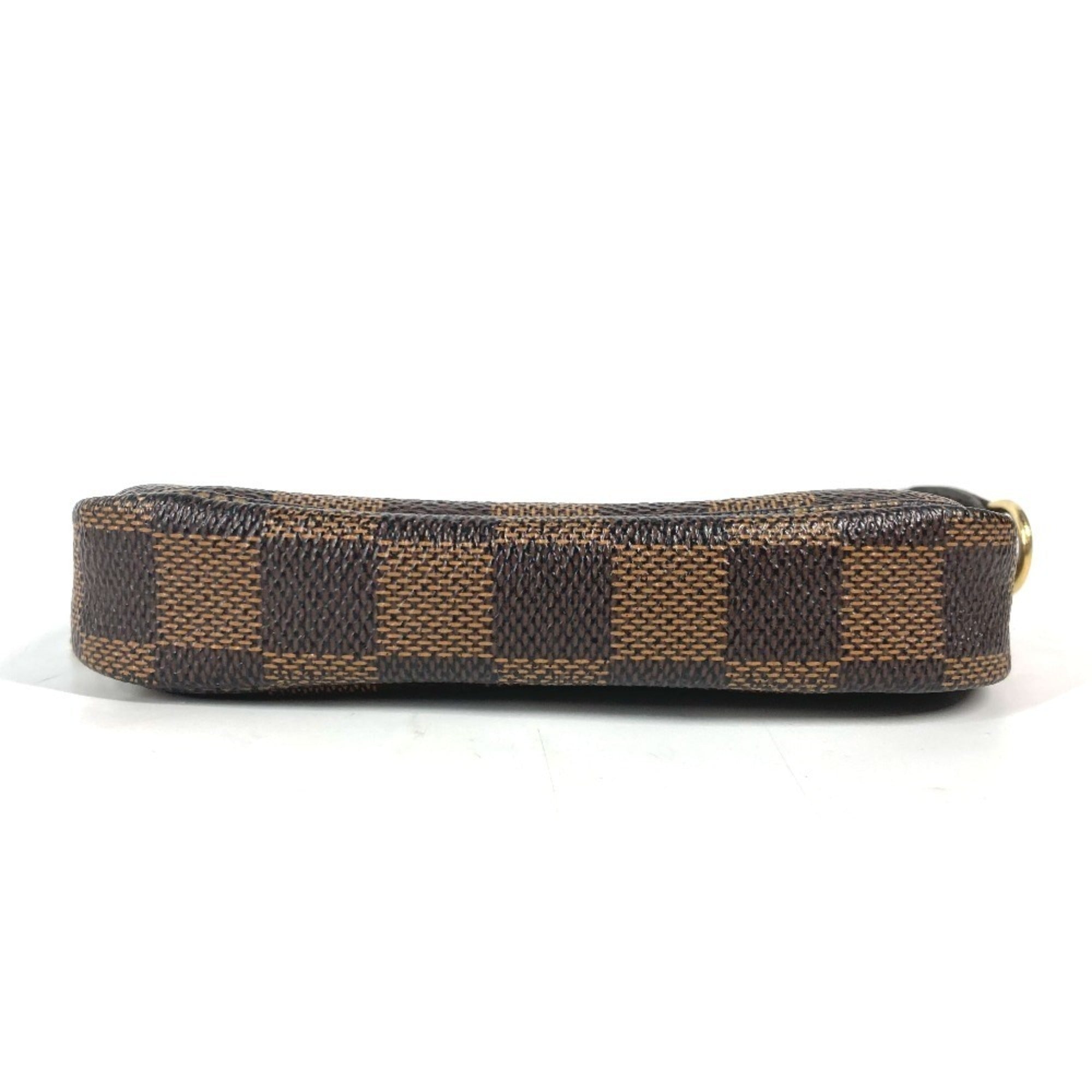 Louis Vuitton Brown Damier Canvas Ebene Galle Red Color Damier Canvas Handbag Pochette (Pre-Owned)