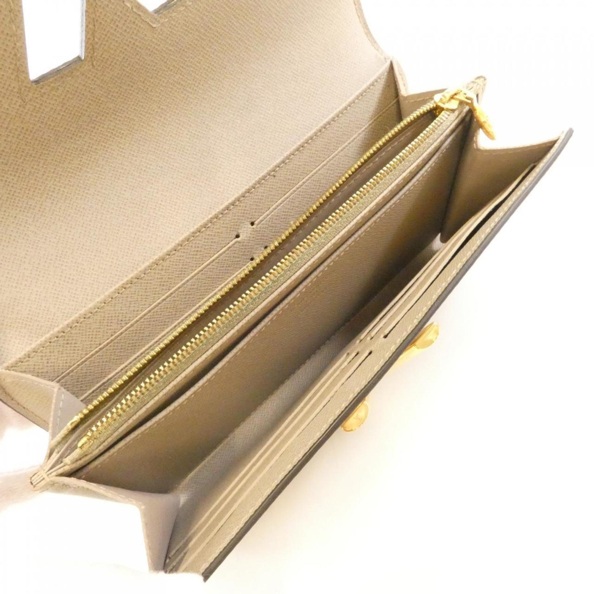 Louis Vuitton Galle Leather Long Wallet (Bi-Fold) (Pre-Owned)