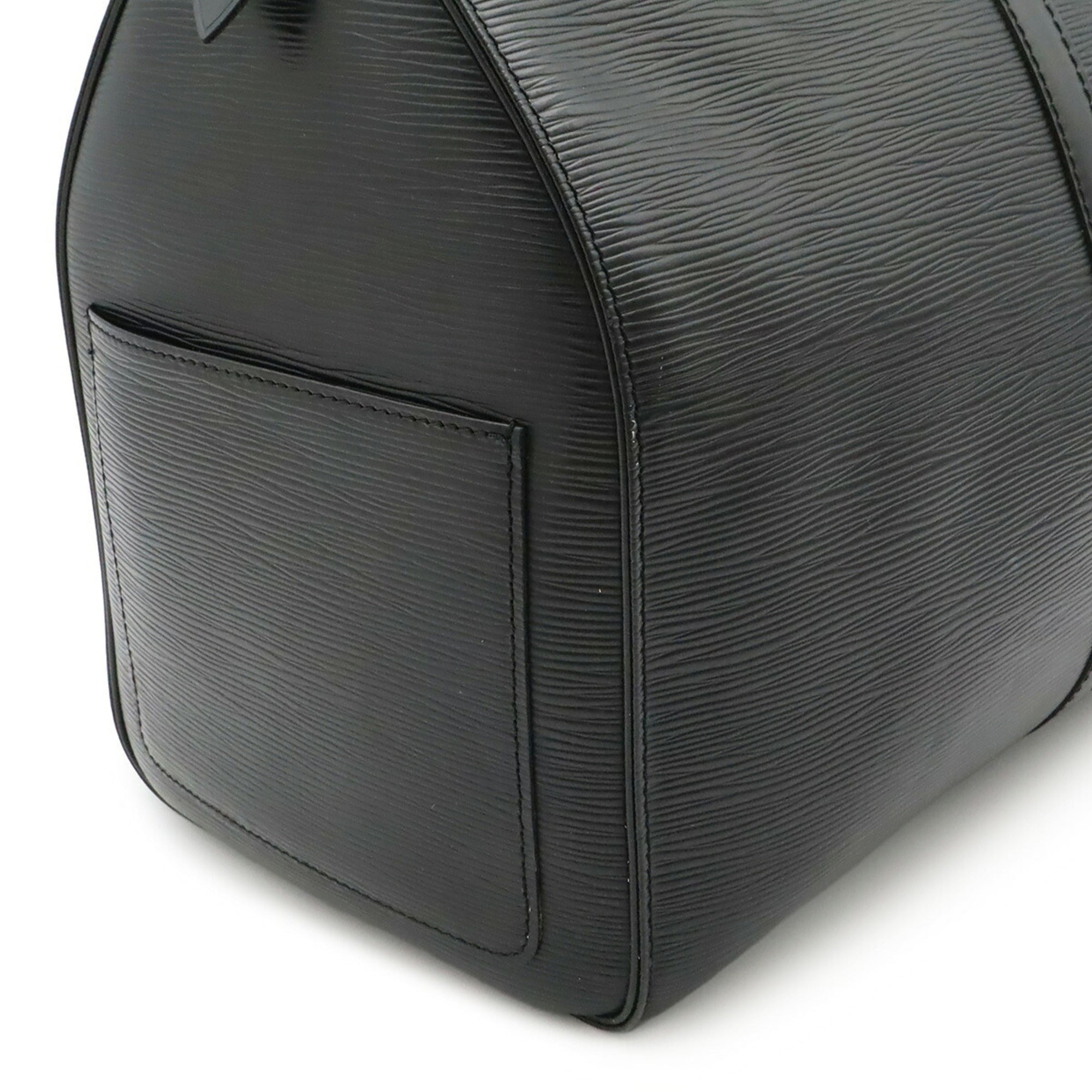 Louis Vuitton Black Noir Epi Leather Boston Bag (Pre-Owned)