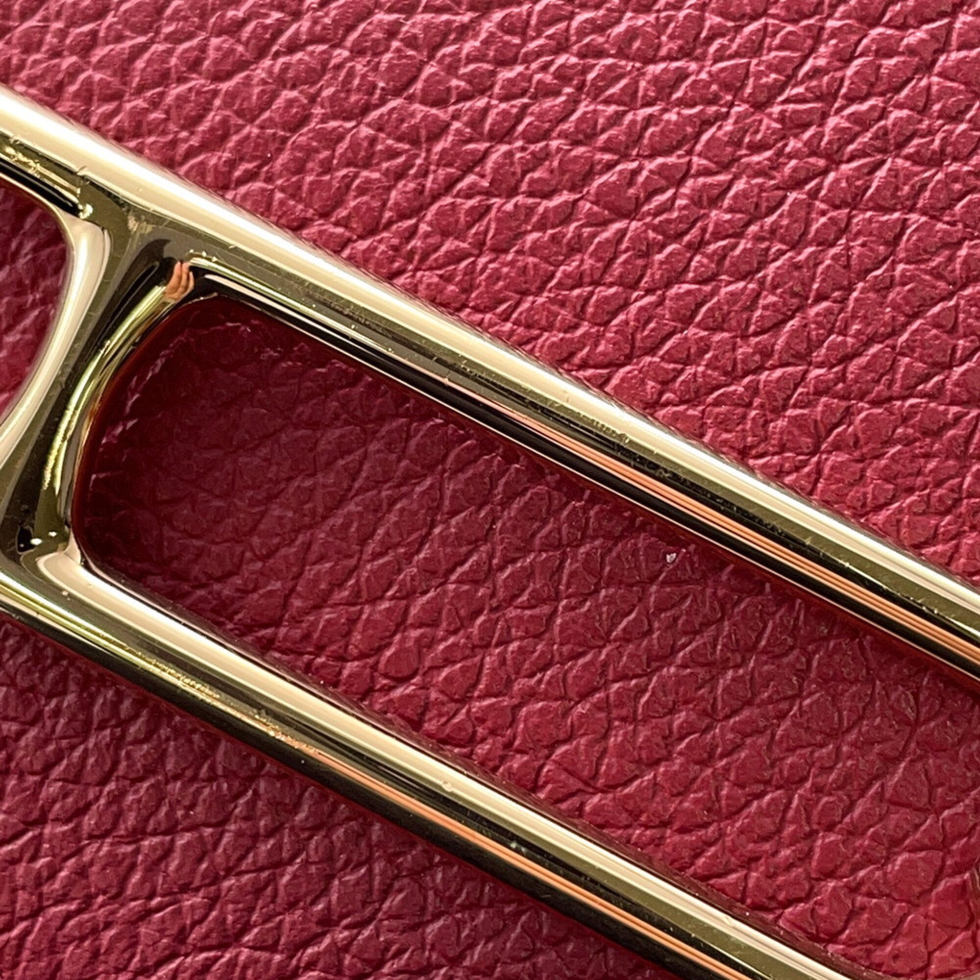 Hermes Rouge H Coin Purse/Coin Case (Pre-Owned)