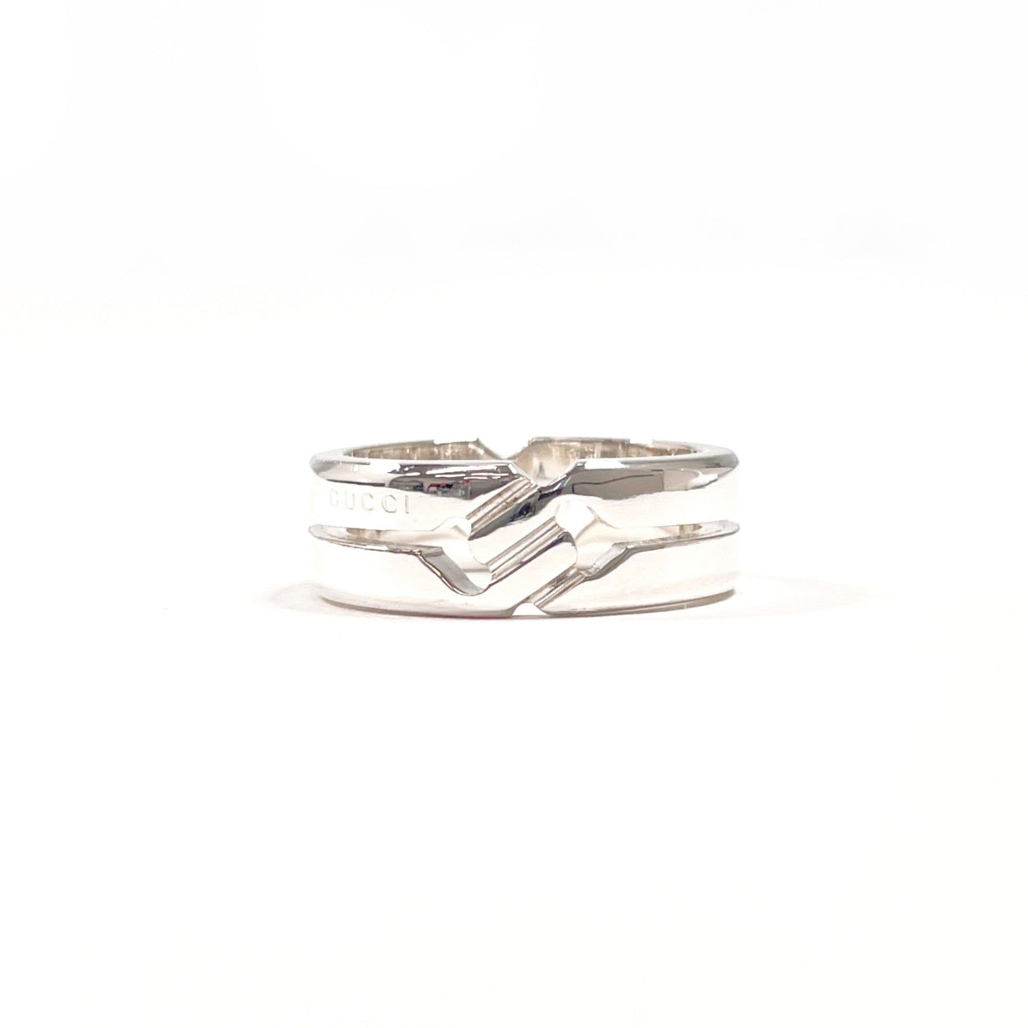 Gucci Silver Silver 925 Band Ring (Pre-Owned)