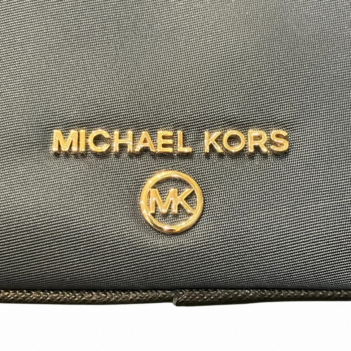 Michael Kors Navy Nylon Leather Shoulder Bag (Pre-Owned)