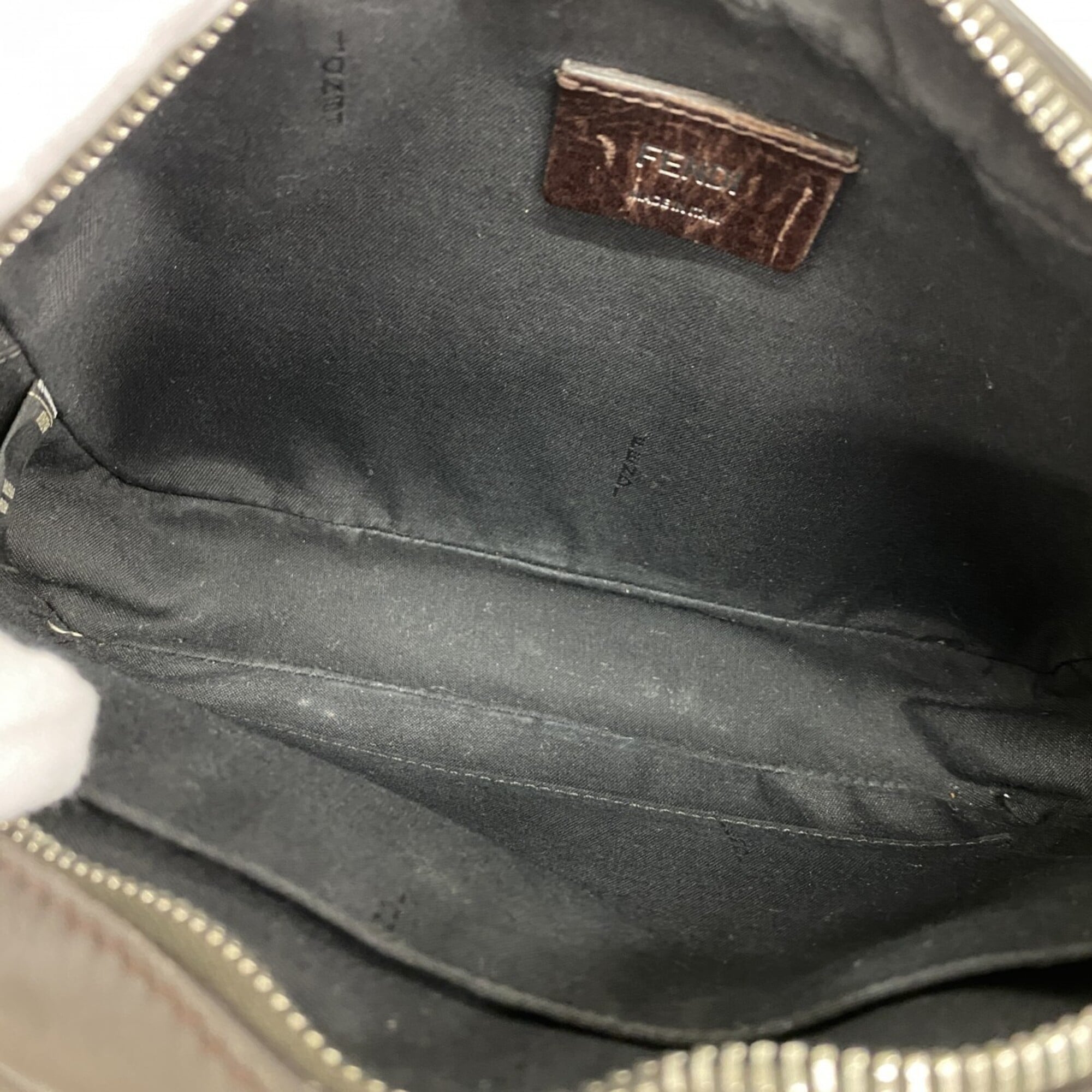 Fendi Brown Pvc Shoulder Bag (Pre-Owned)