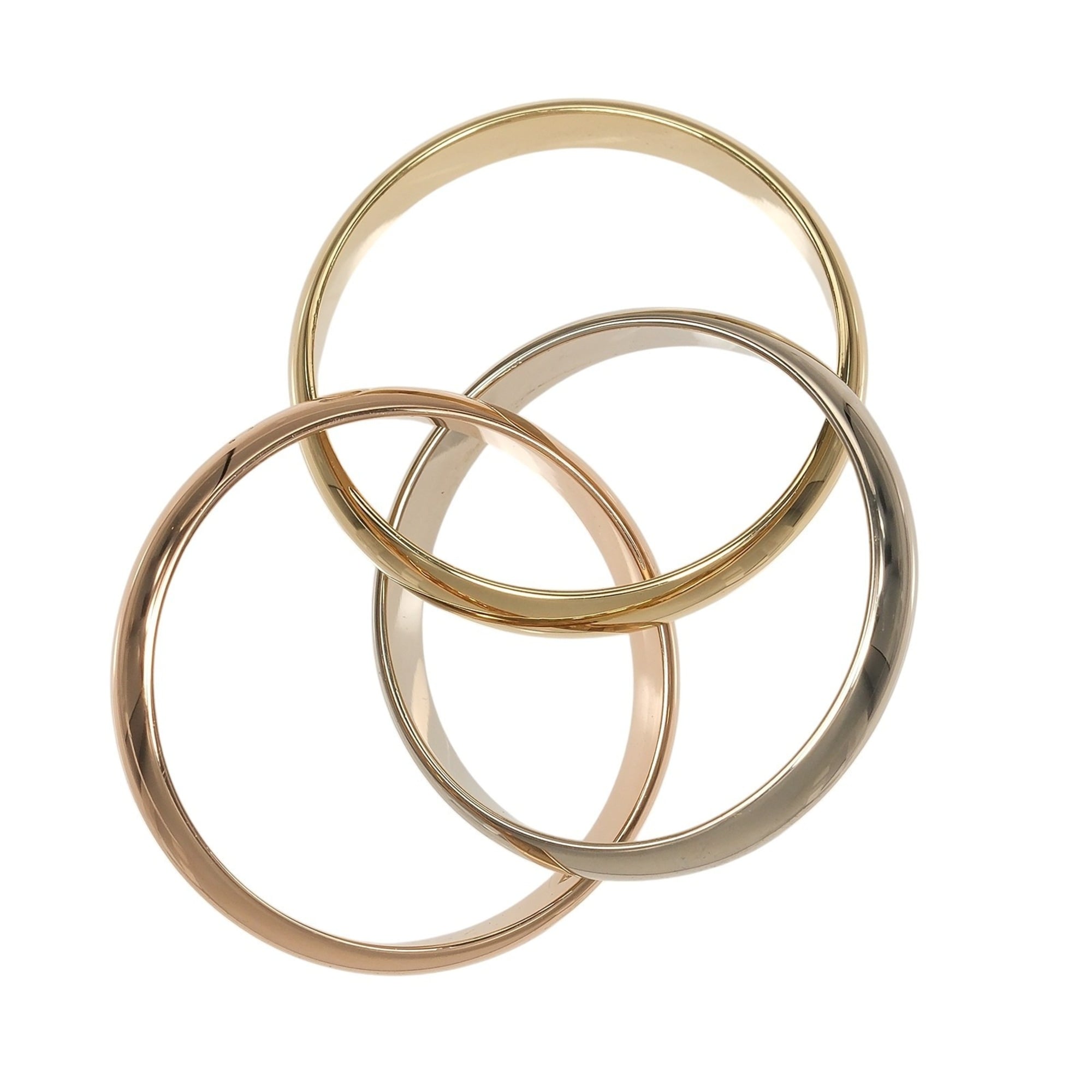 Cartier Trinity Yellow Gold (18K) Pink Gold (18K) White Gold (18K) Band Ring (Pre-Owned)