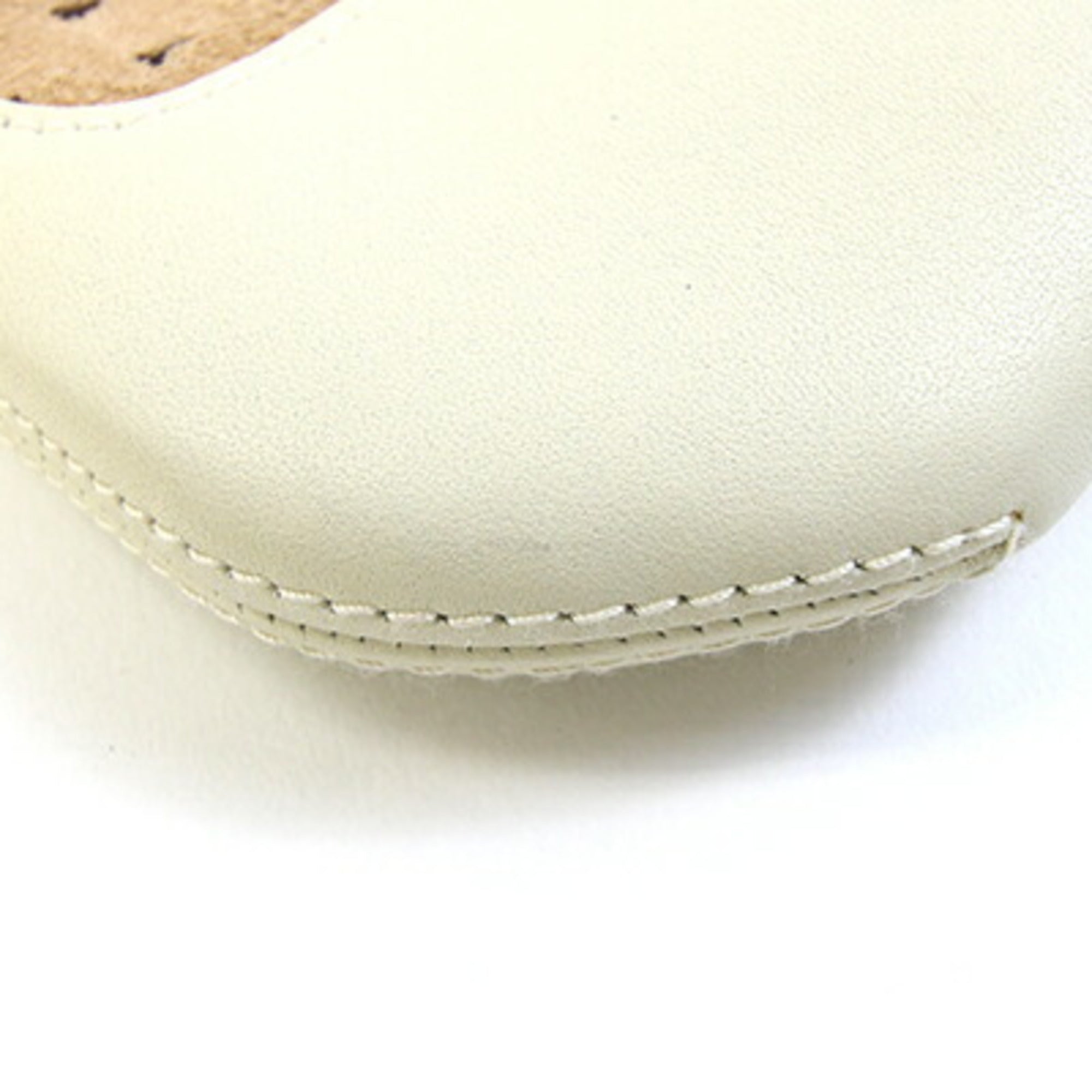 Loewe Ivory Light Brown White Suede Leather Shoulder Bag (Pre-Owned)